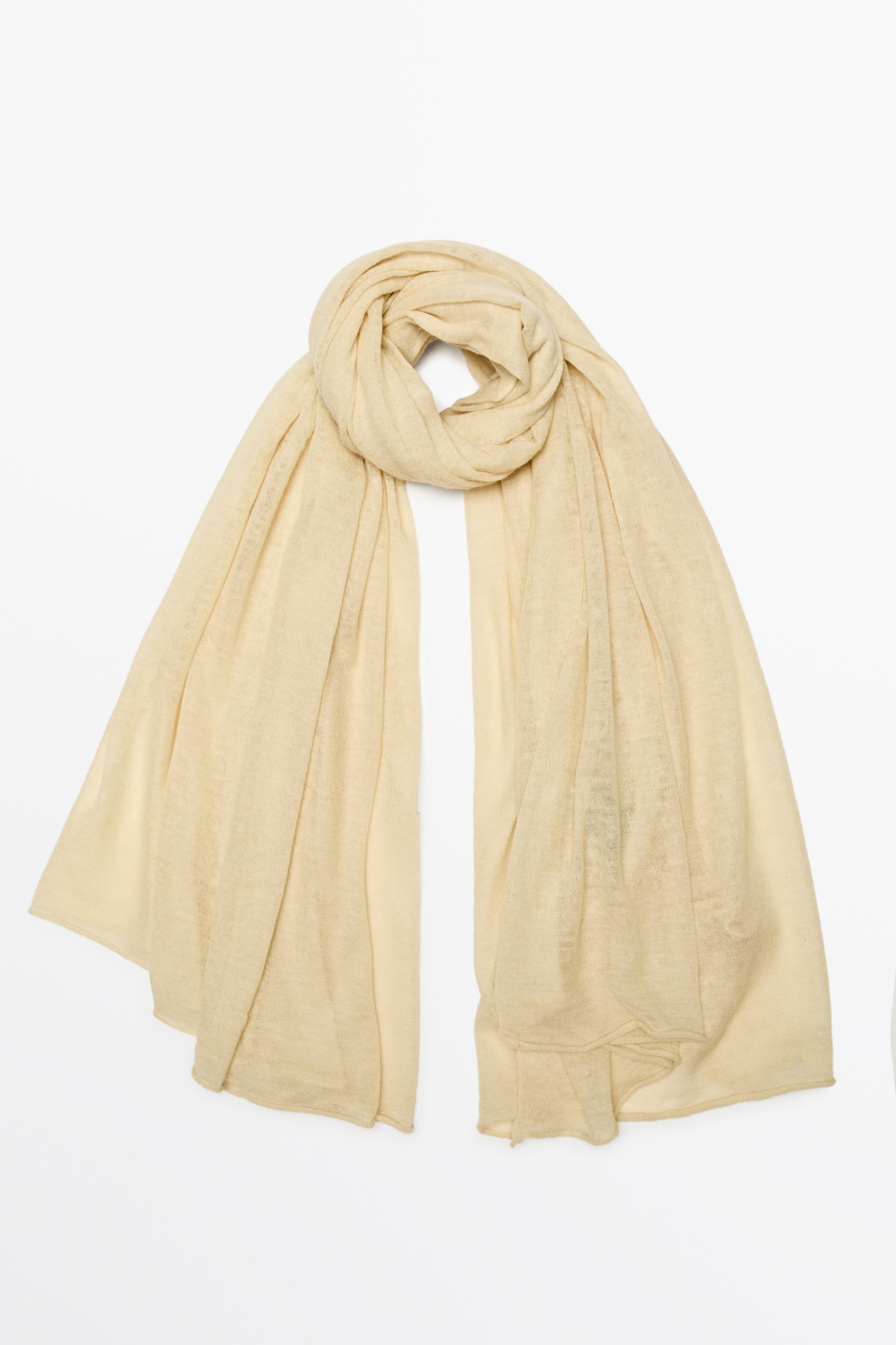 100% Cashmere scarf — Vanilla