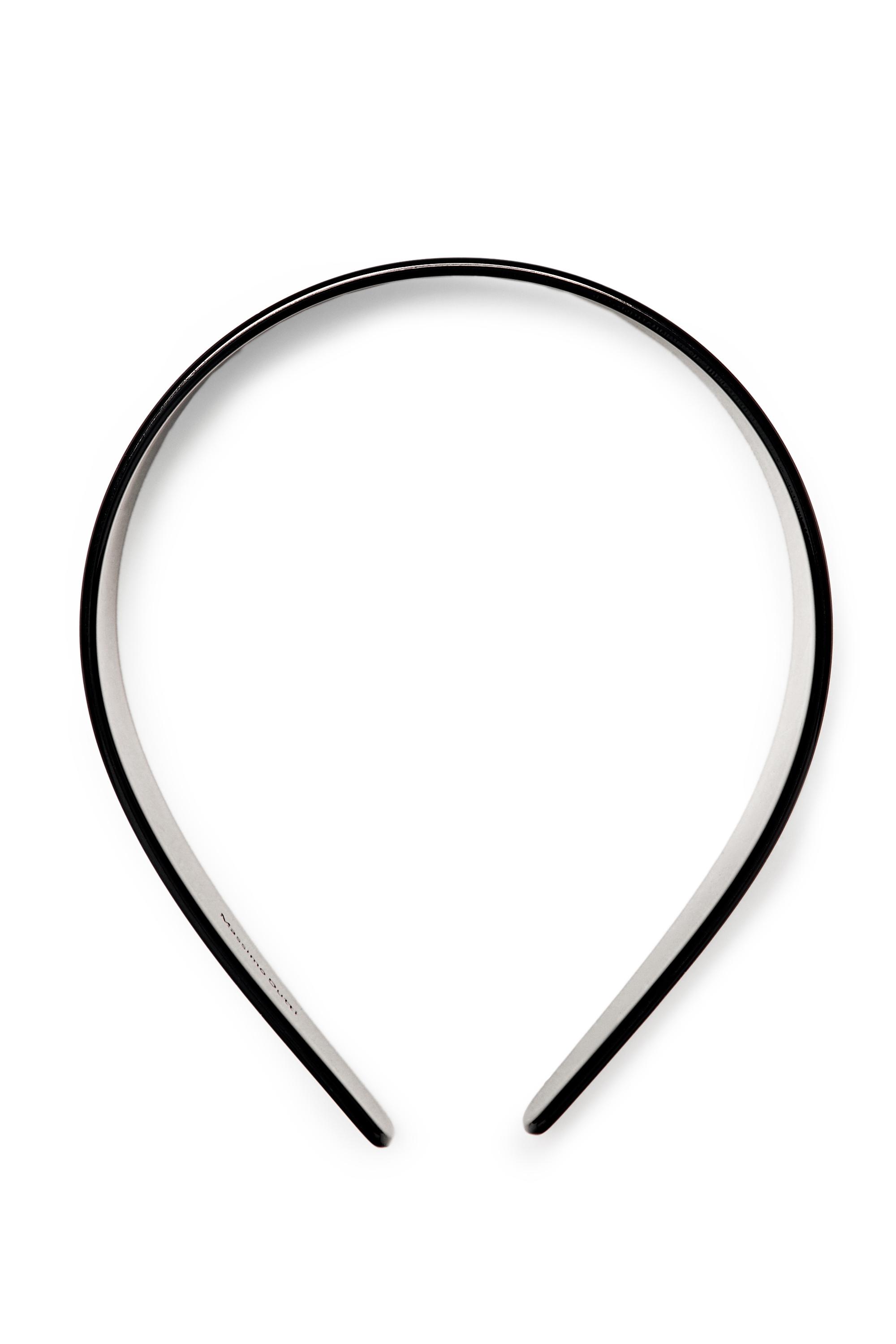 Plain headband — BLACK