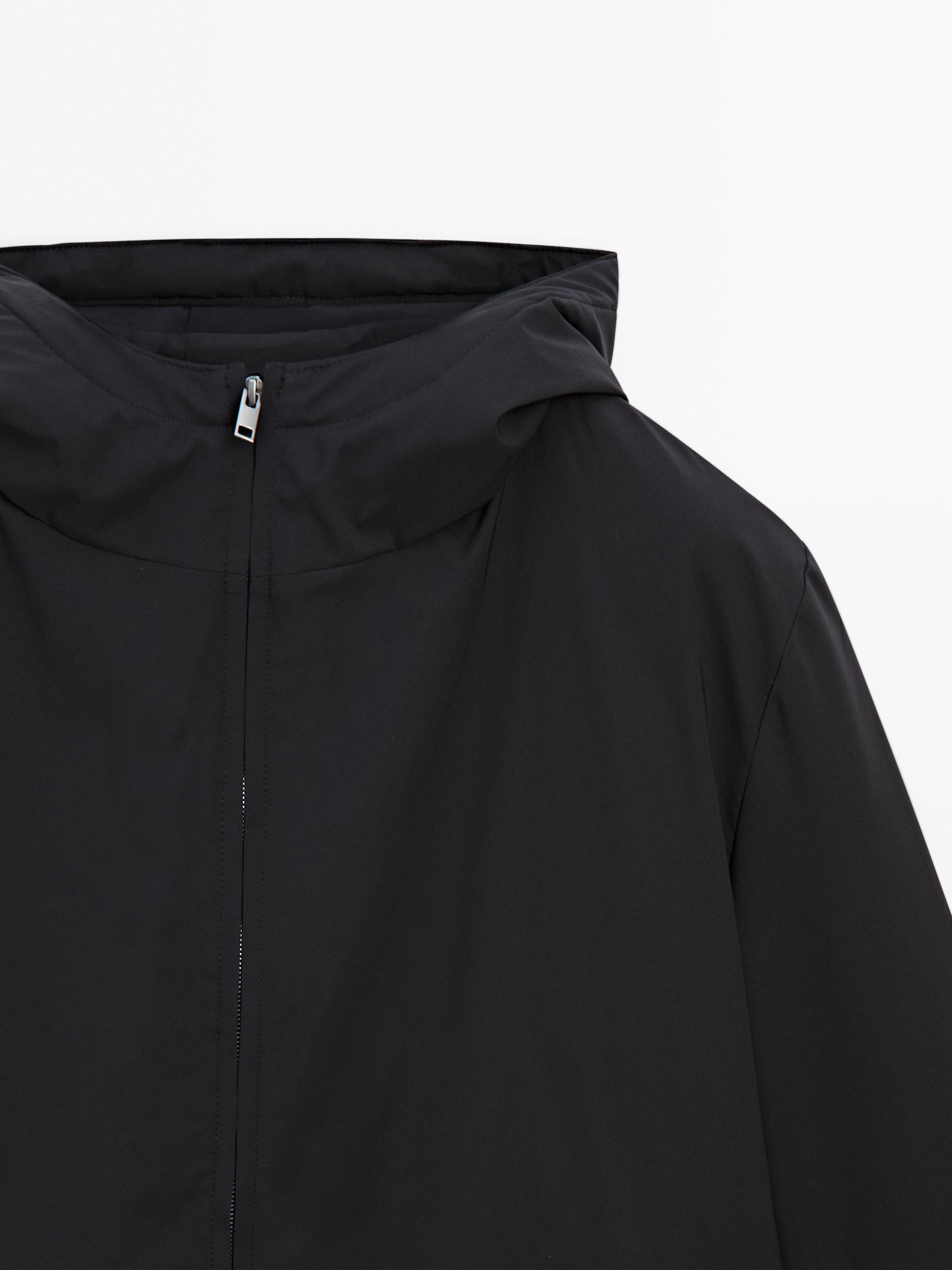 Long lightweight quilted down parka