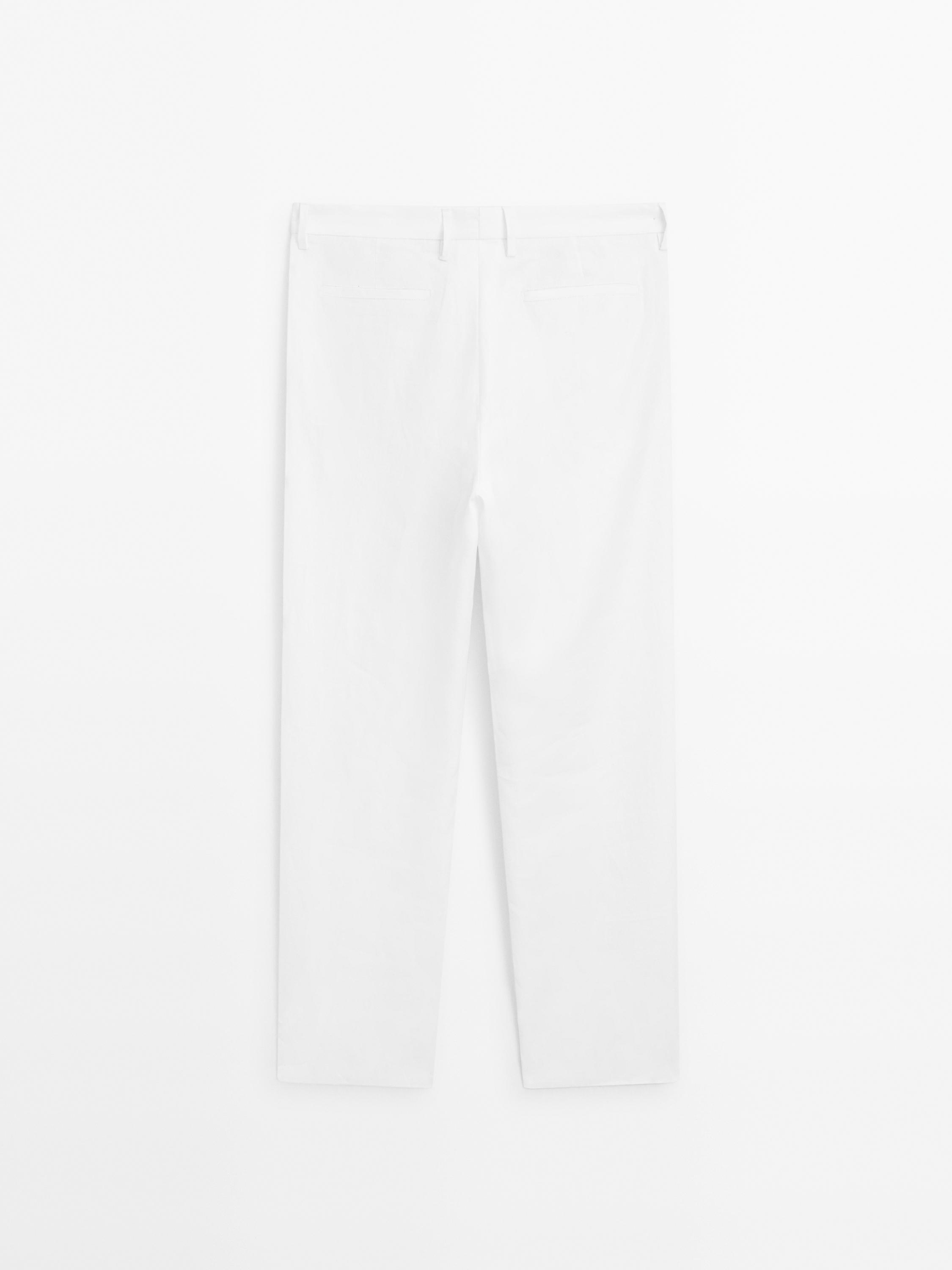Lightweight 100% linen trousers