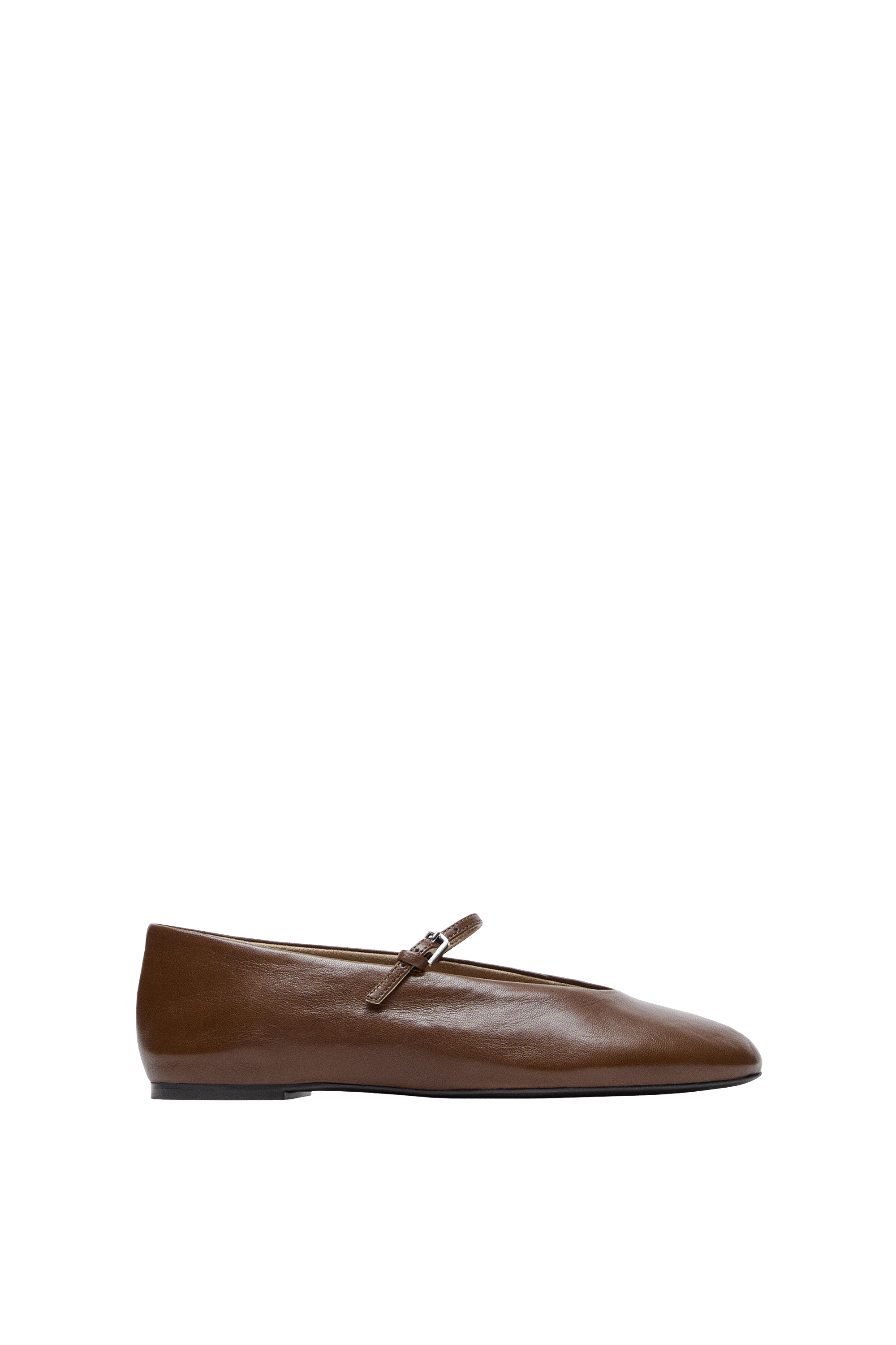 Massimo Dutti Yumuşak deri babet görsel 6