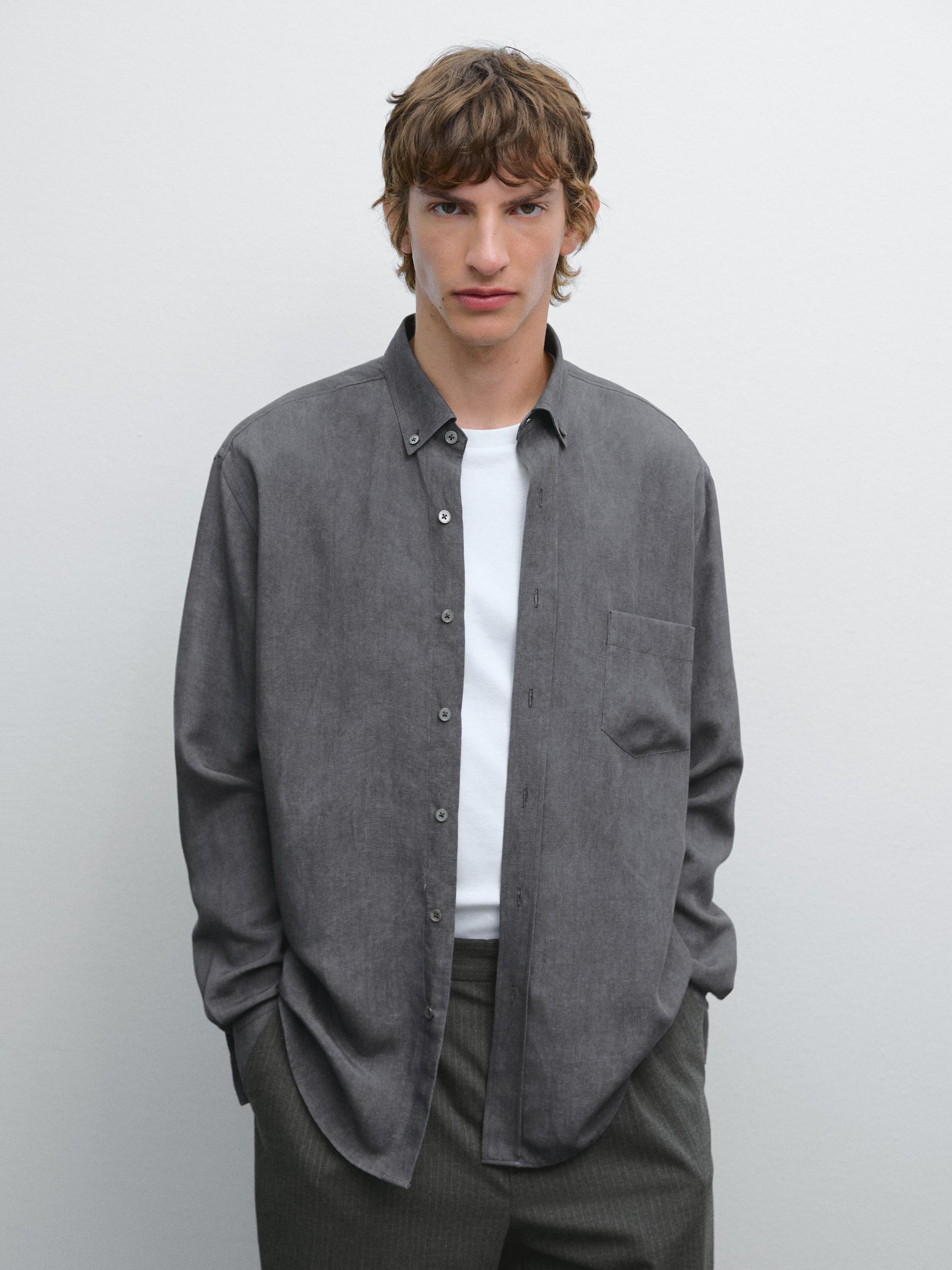 Camisa fluida regular fit