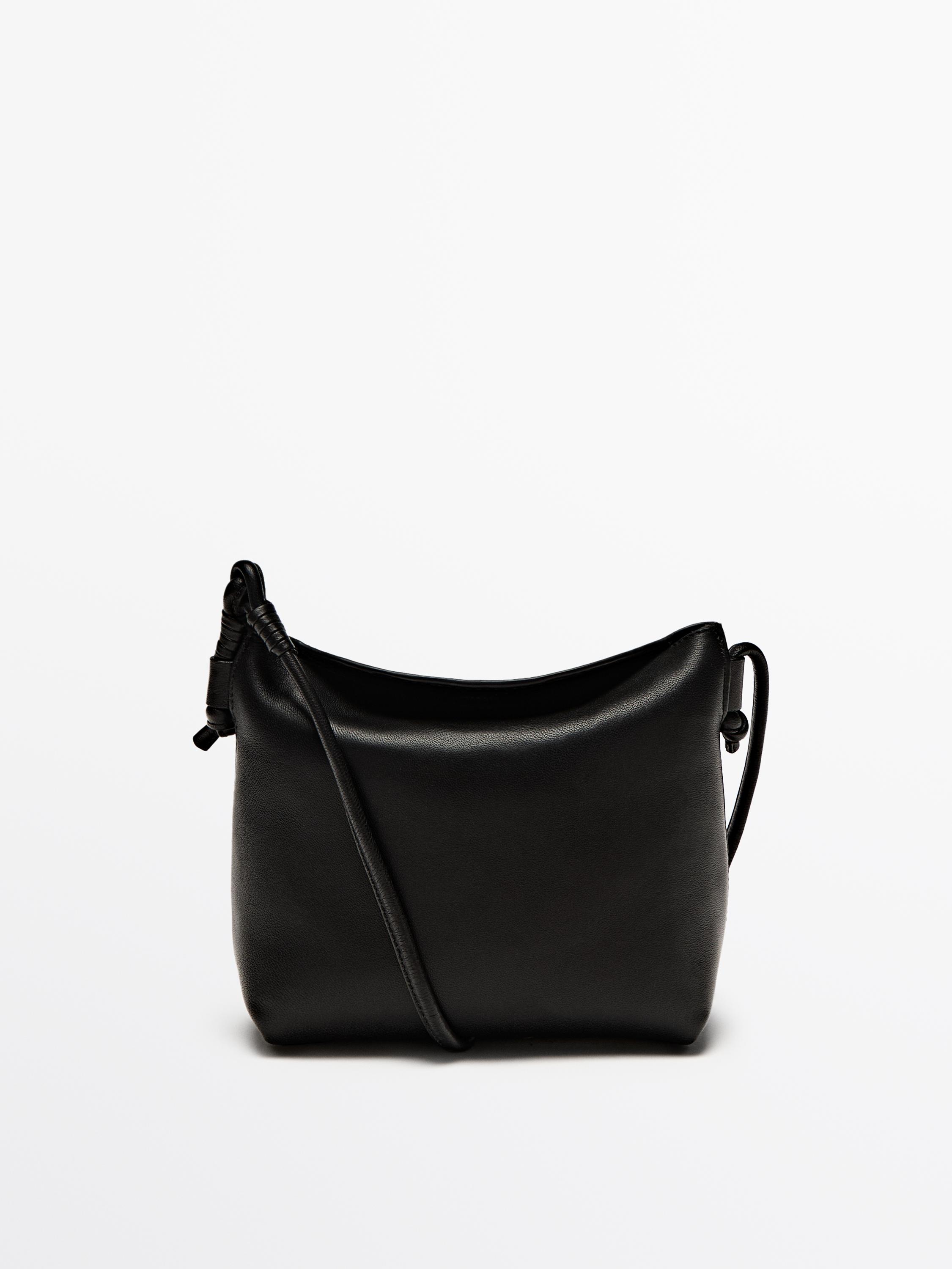 Nappa leather crossbody bag