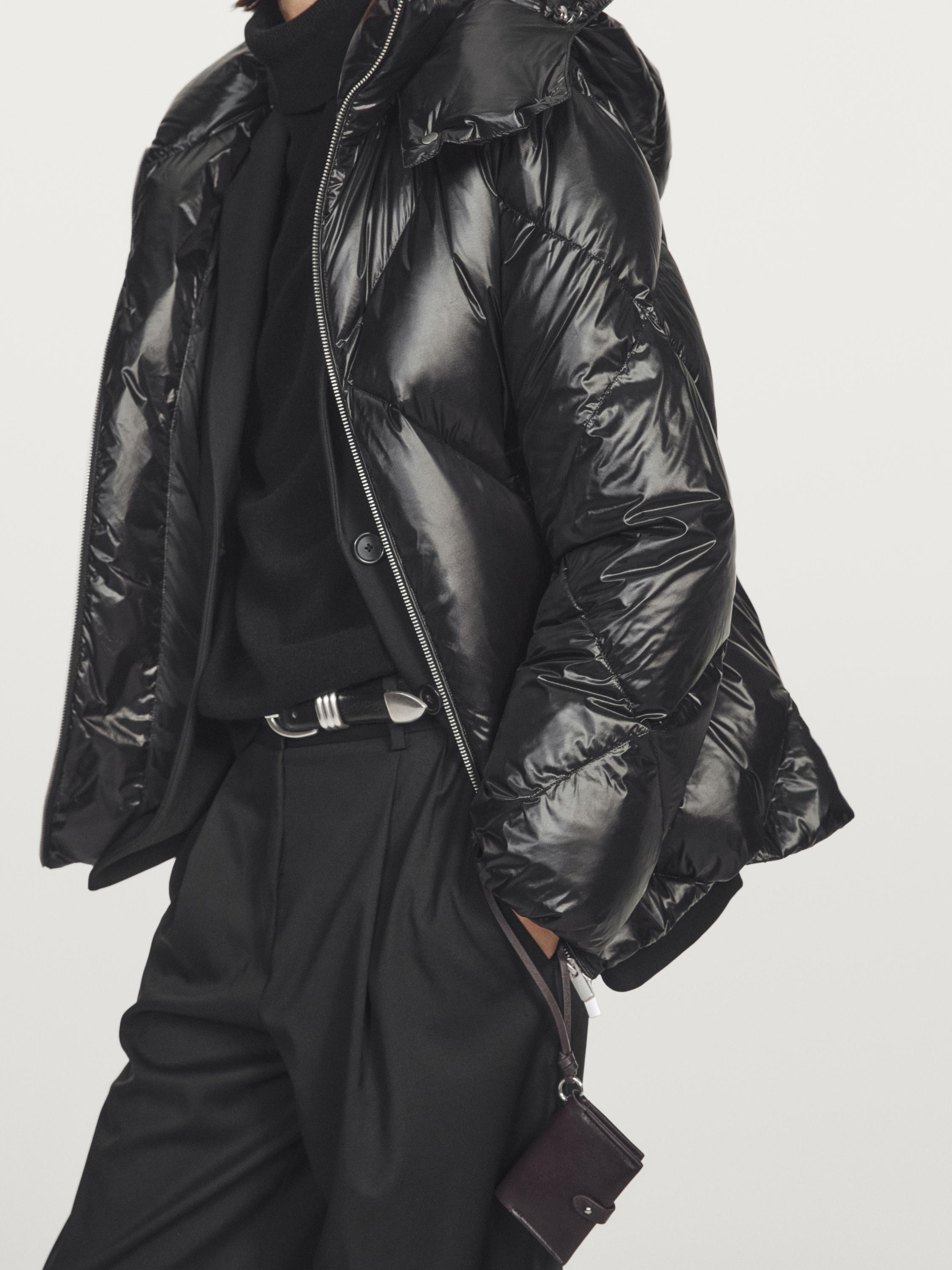 Water-repellent puffer jacket
