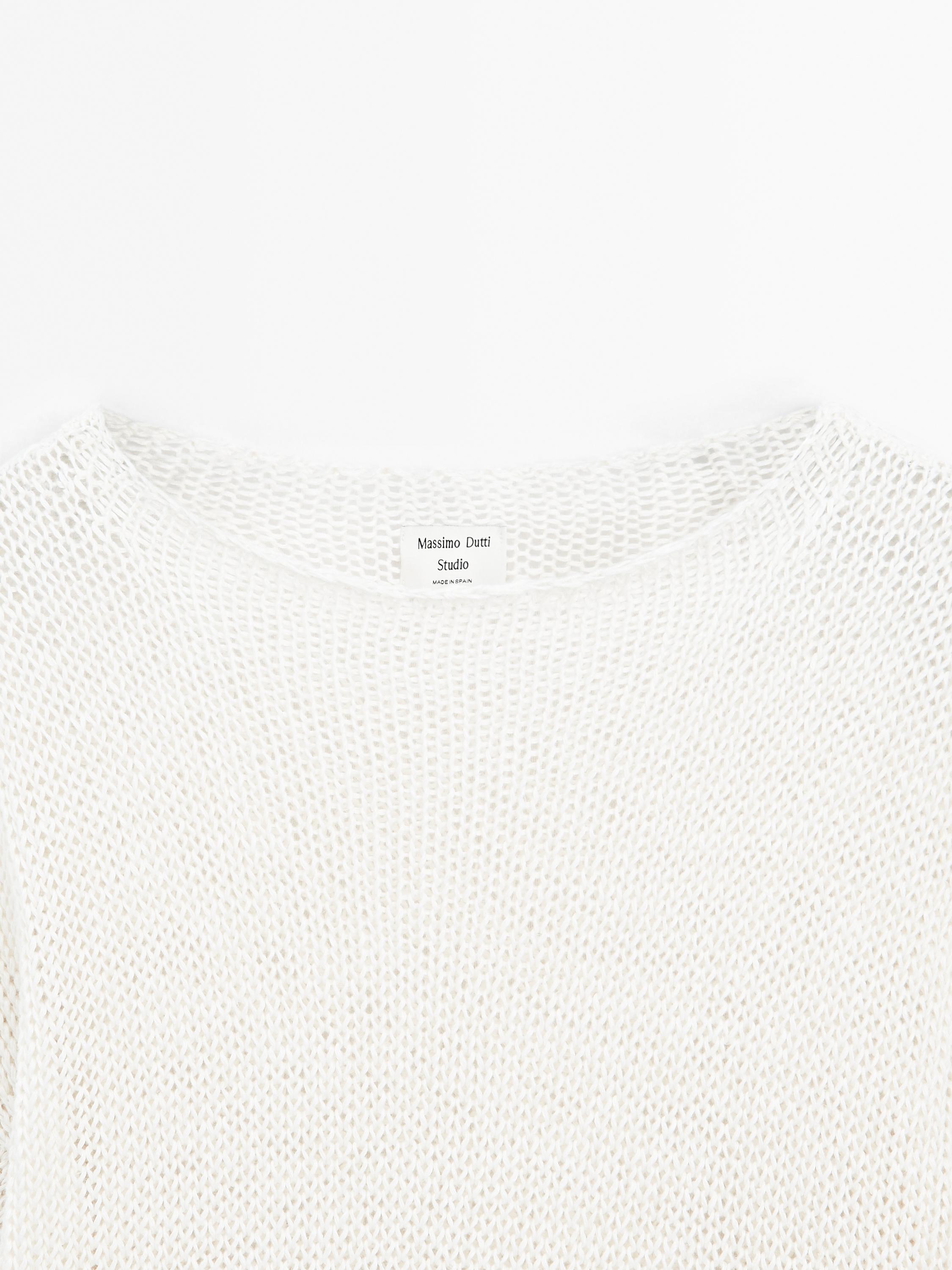 Oversize short sleeve sweater - STUDIO