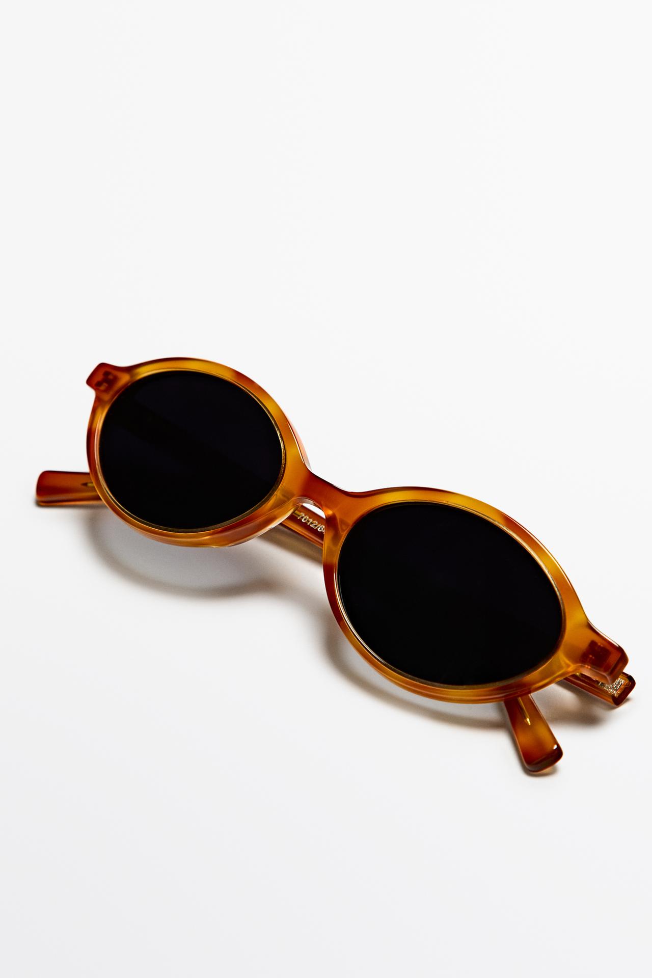 Oval sunglasses — Caramel
