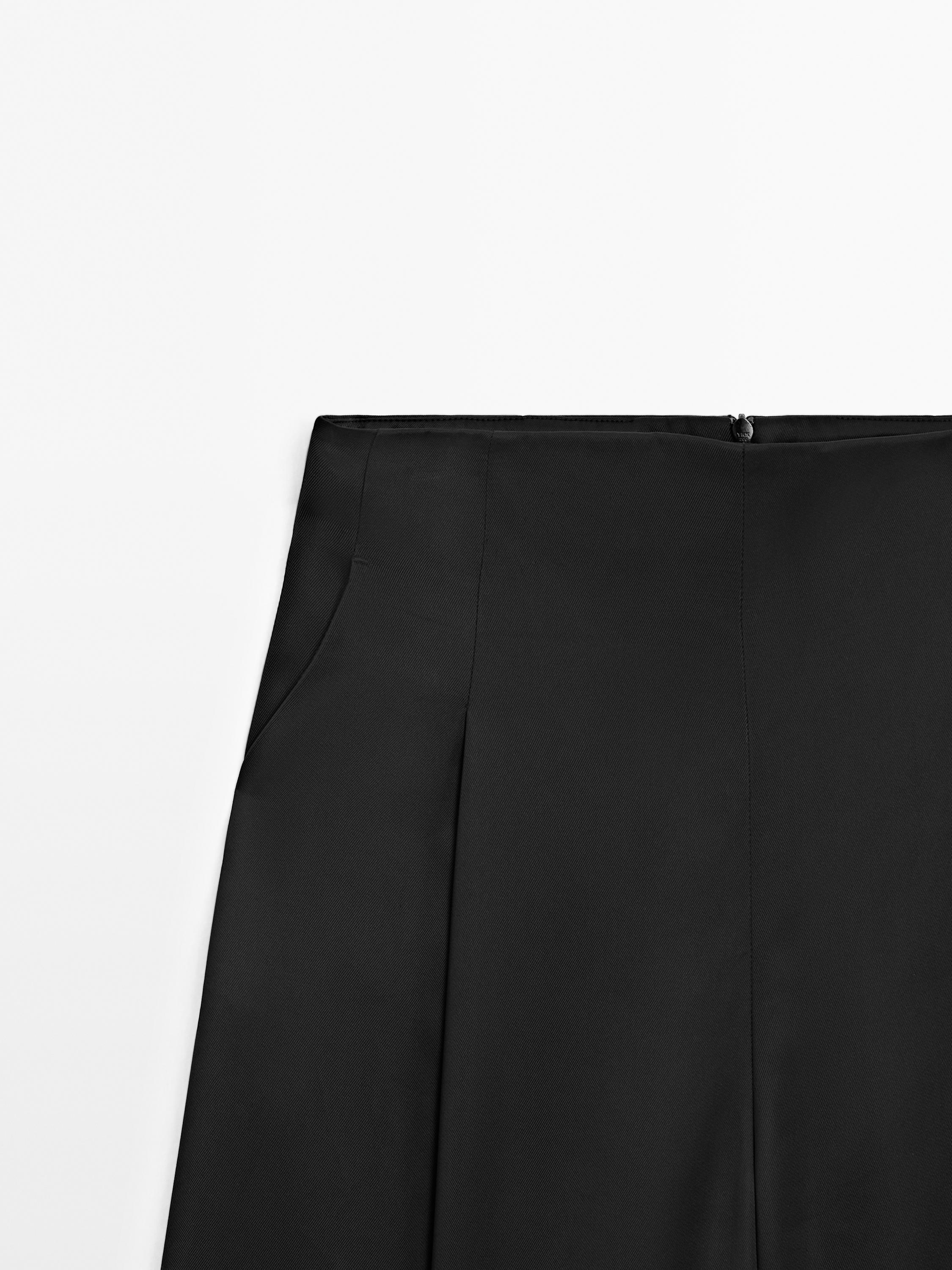 Pantalón ancho satinado - STUDIO