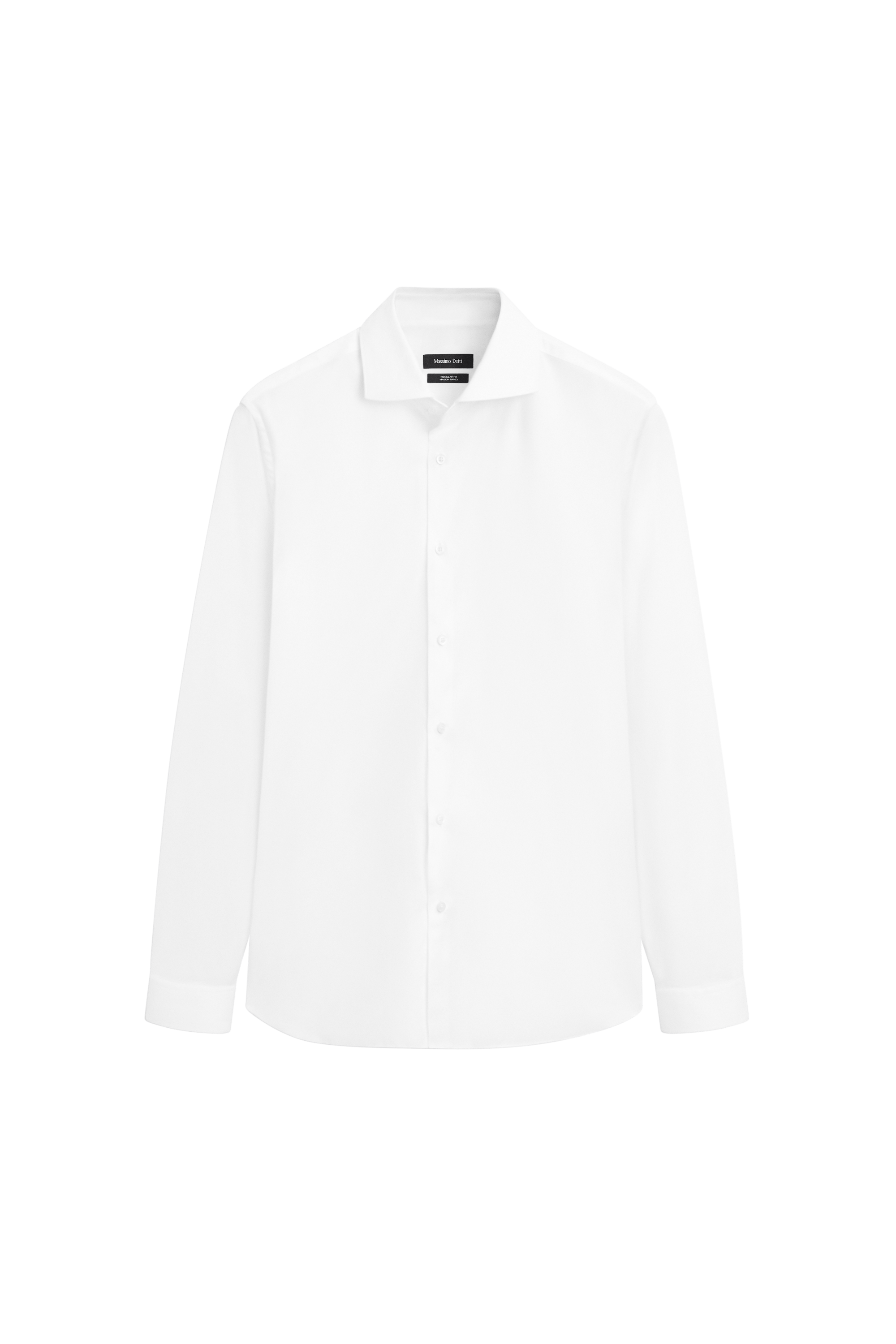 Massimo Dutti %100 pamuklu regular fit gömlek görsel 4