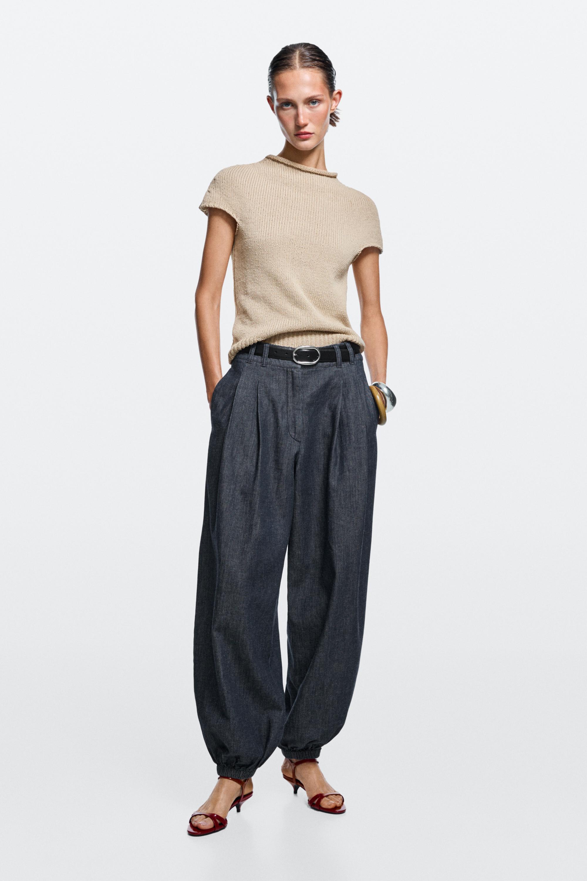 Denim balloon fit