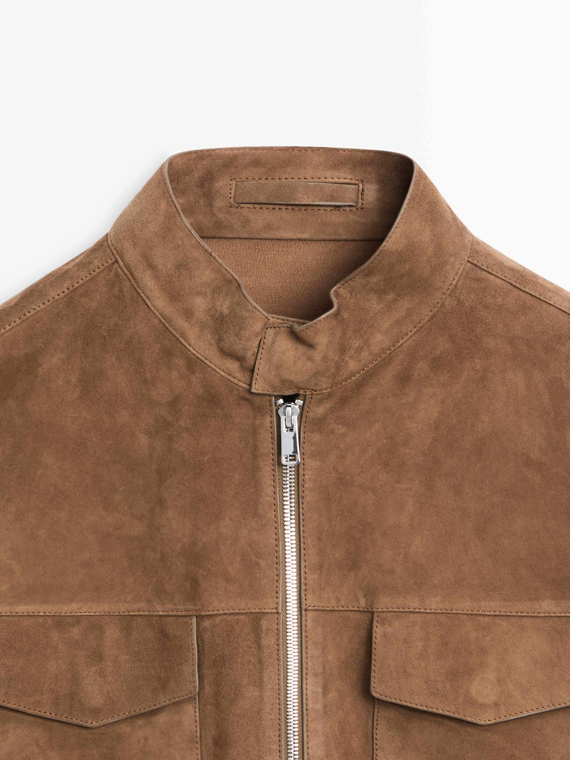 Suede leather jacket — OCHRE
