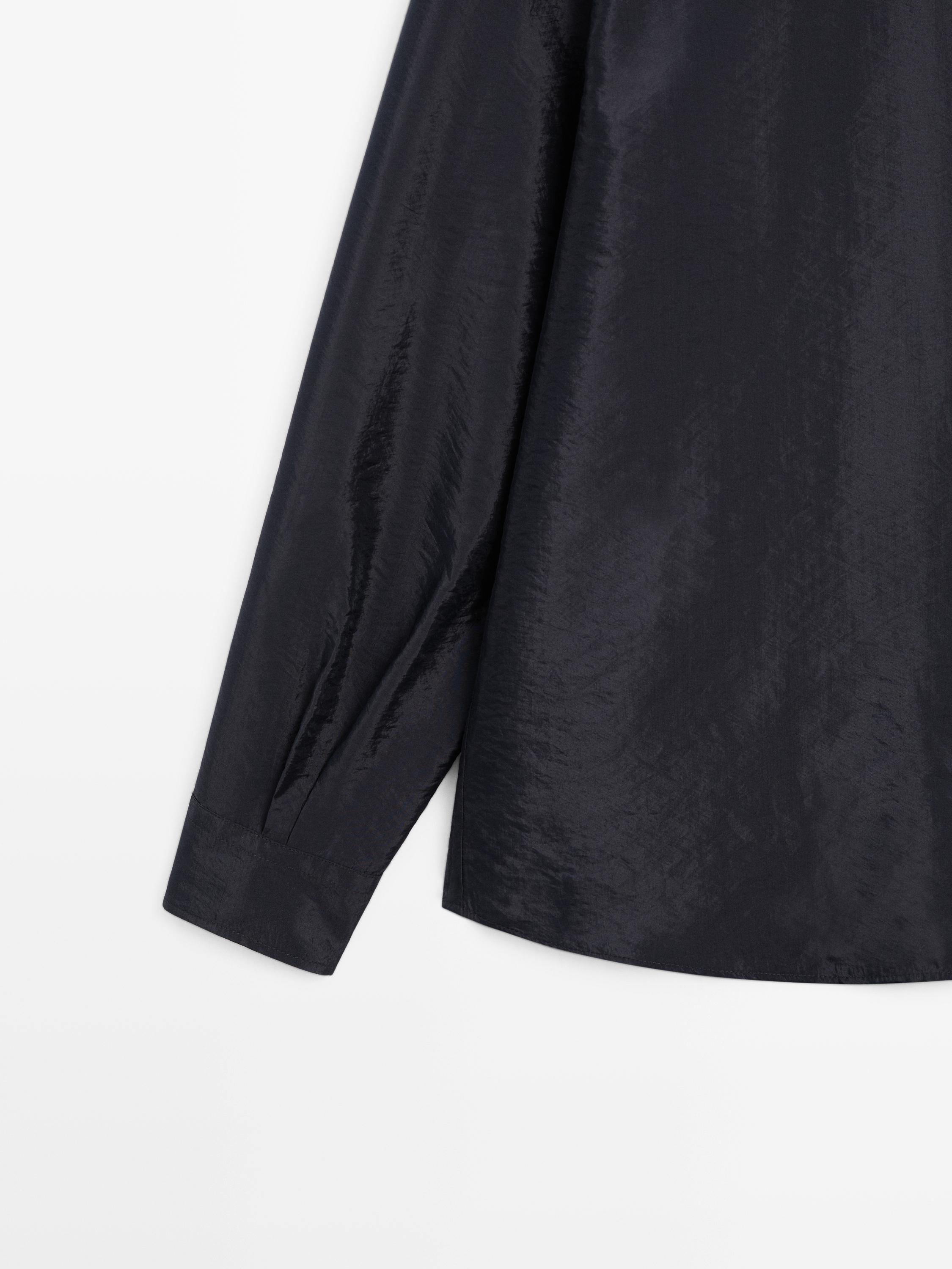 Flowing technical shirt — DARK NAVY