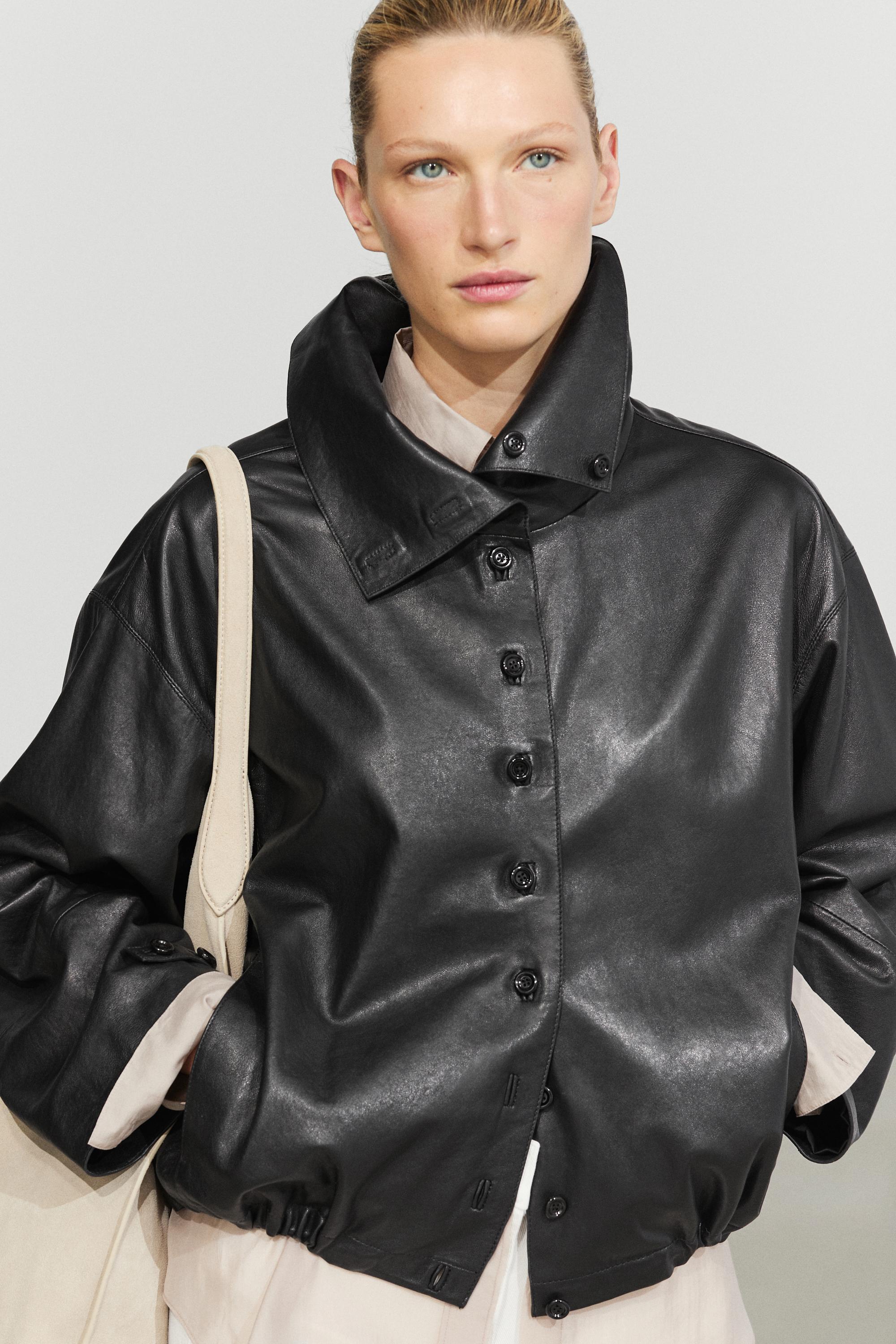 Women's Leather Jackets - Massimo Dutti - US