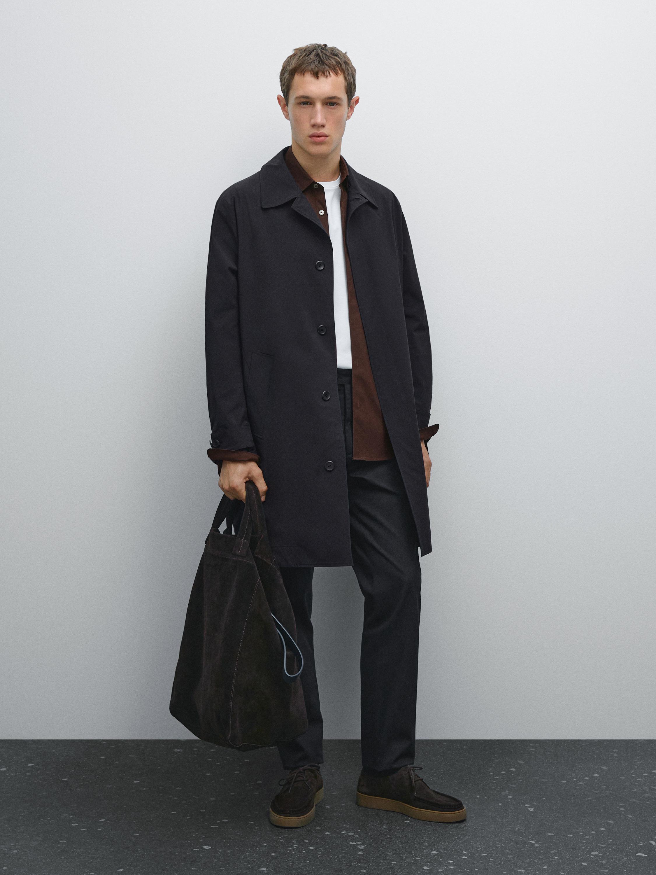 Hose aus Baumwollmischgewebe im Slim-Fit