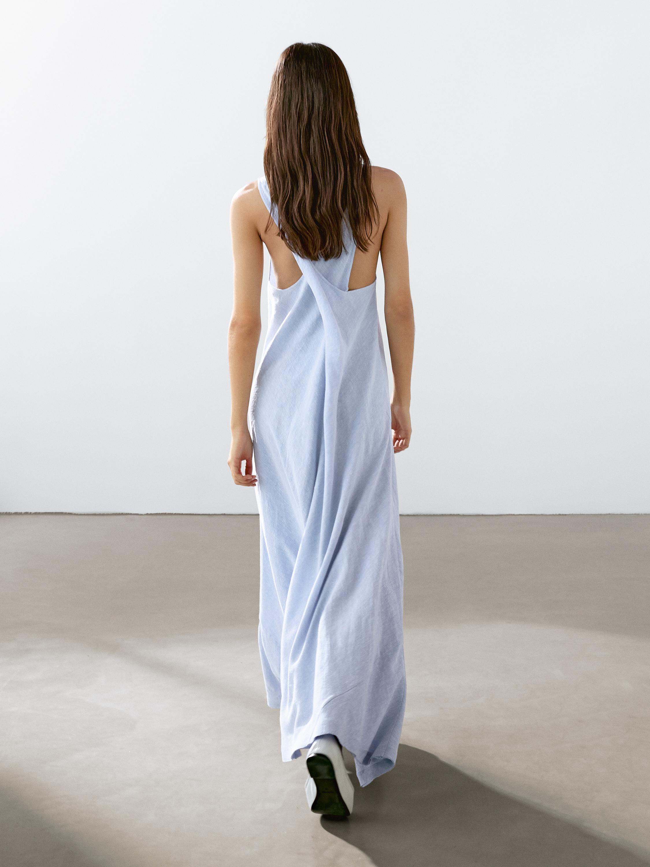 Long flowing dress with back detail