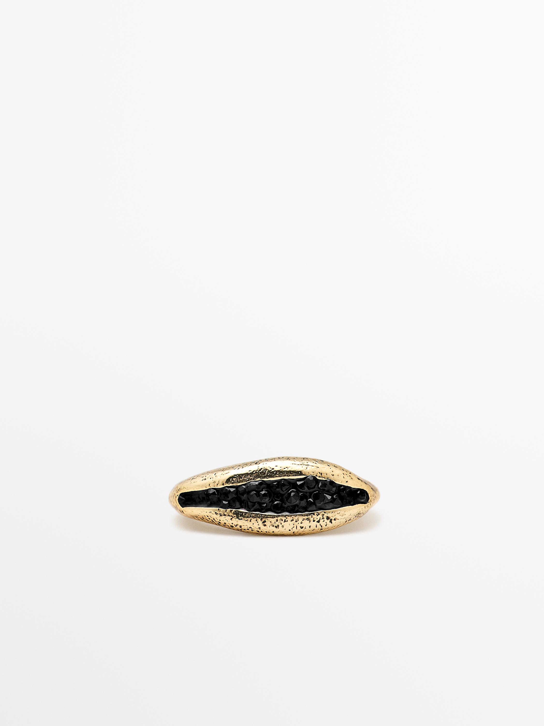 Bague irrégulière brillante