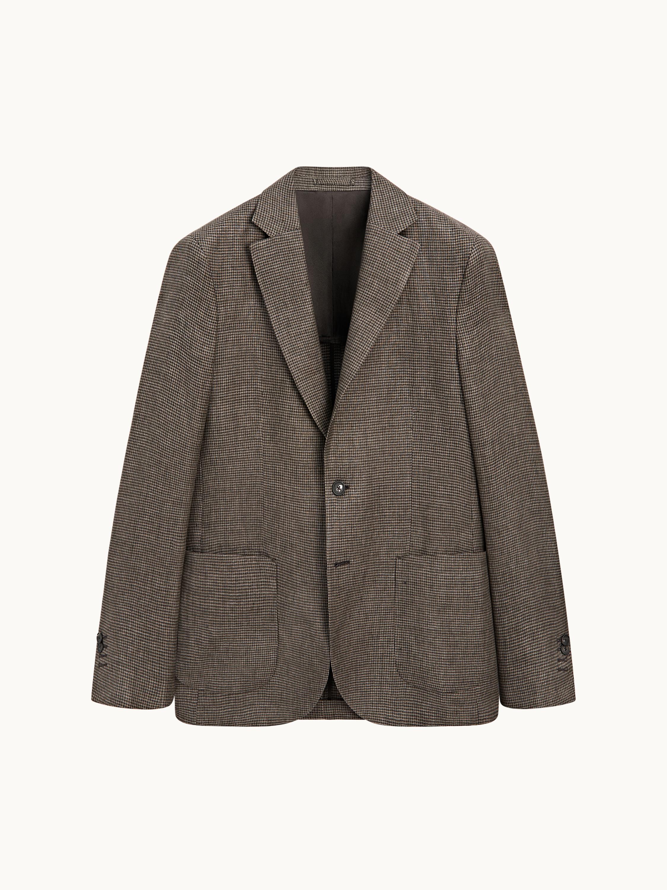 100% linen blazer with pocket details — OCHRE