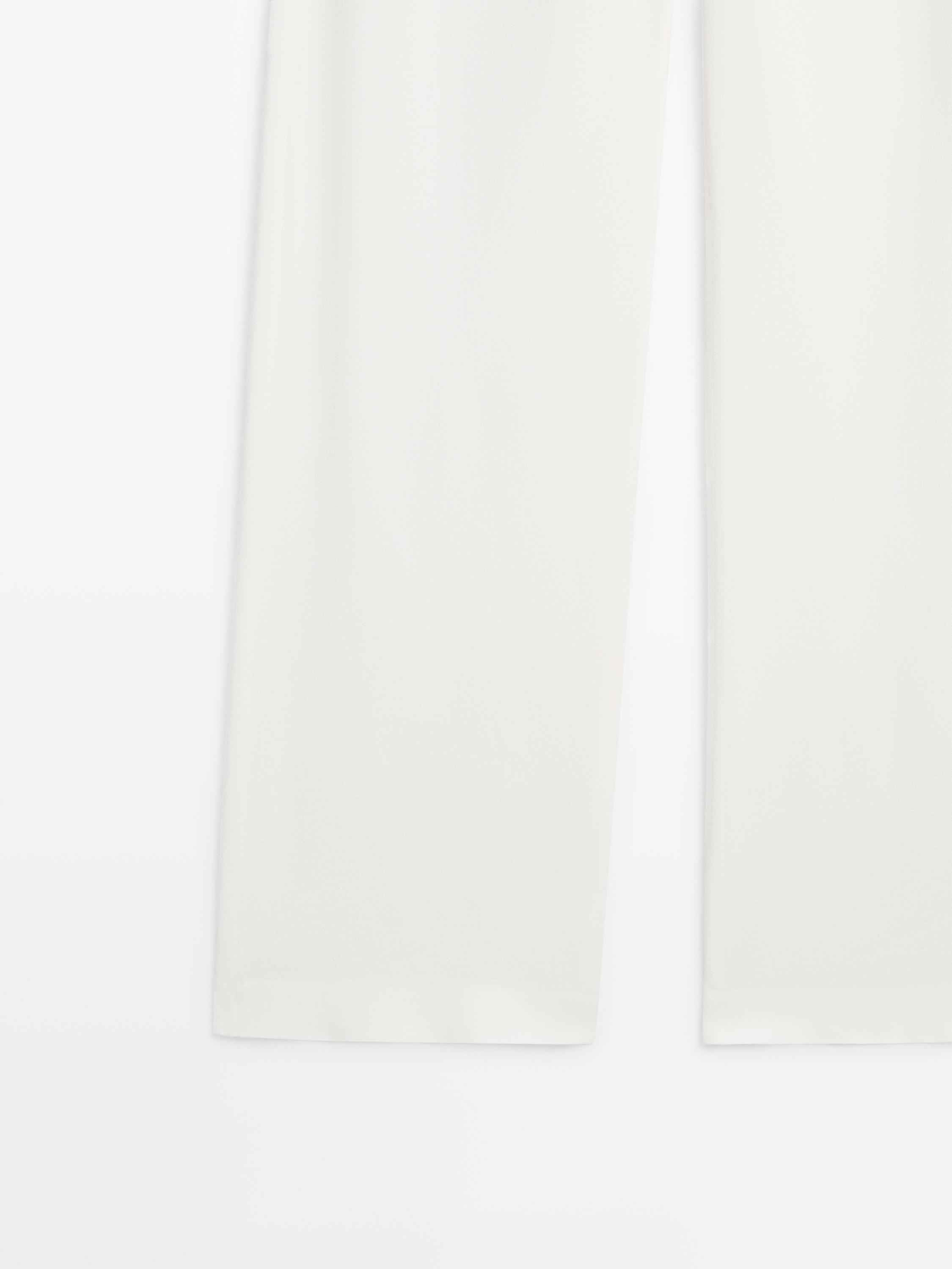 Flowing smart trousers - STUDIO — CREAM