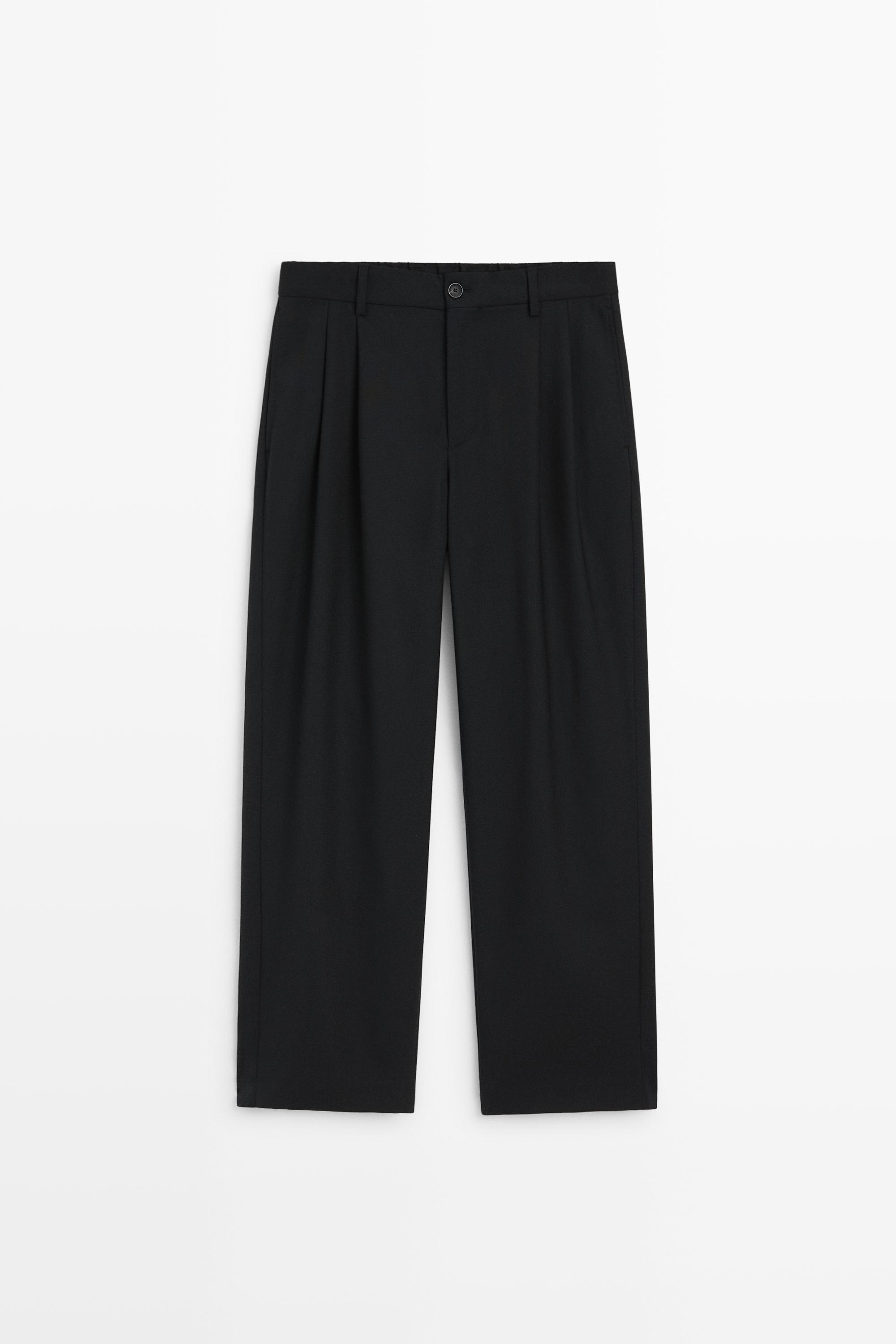 Pantalón relaxed fit doble pinza