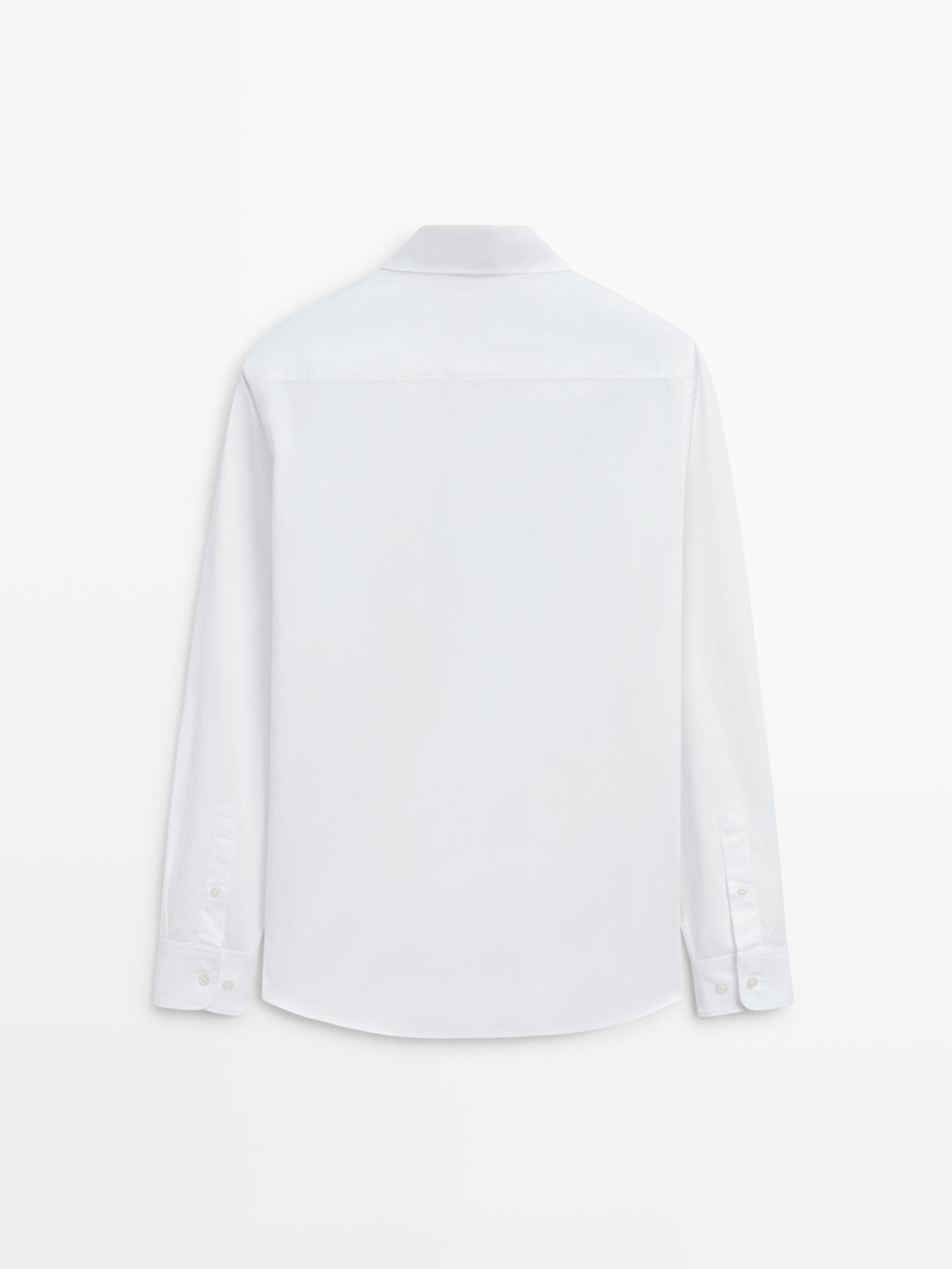 Regular-fit 100% cotton shirt