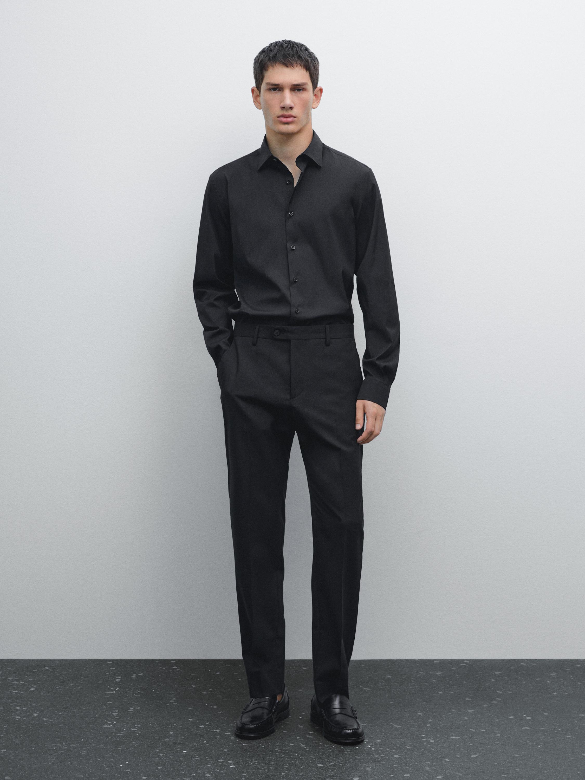 Chemise slim fit stretch