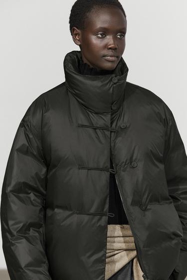 Down jacket with toggle detail — ANTHRACITE GREY 8