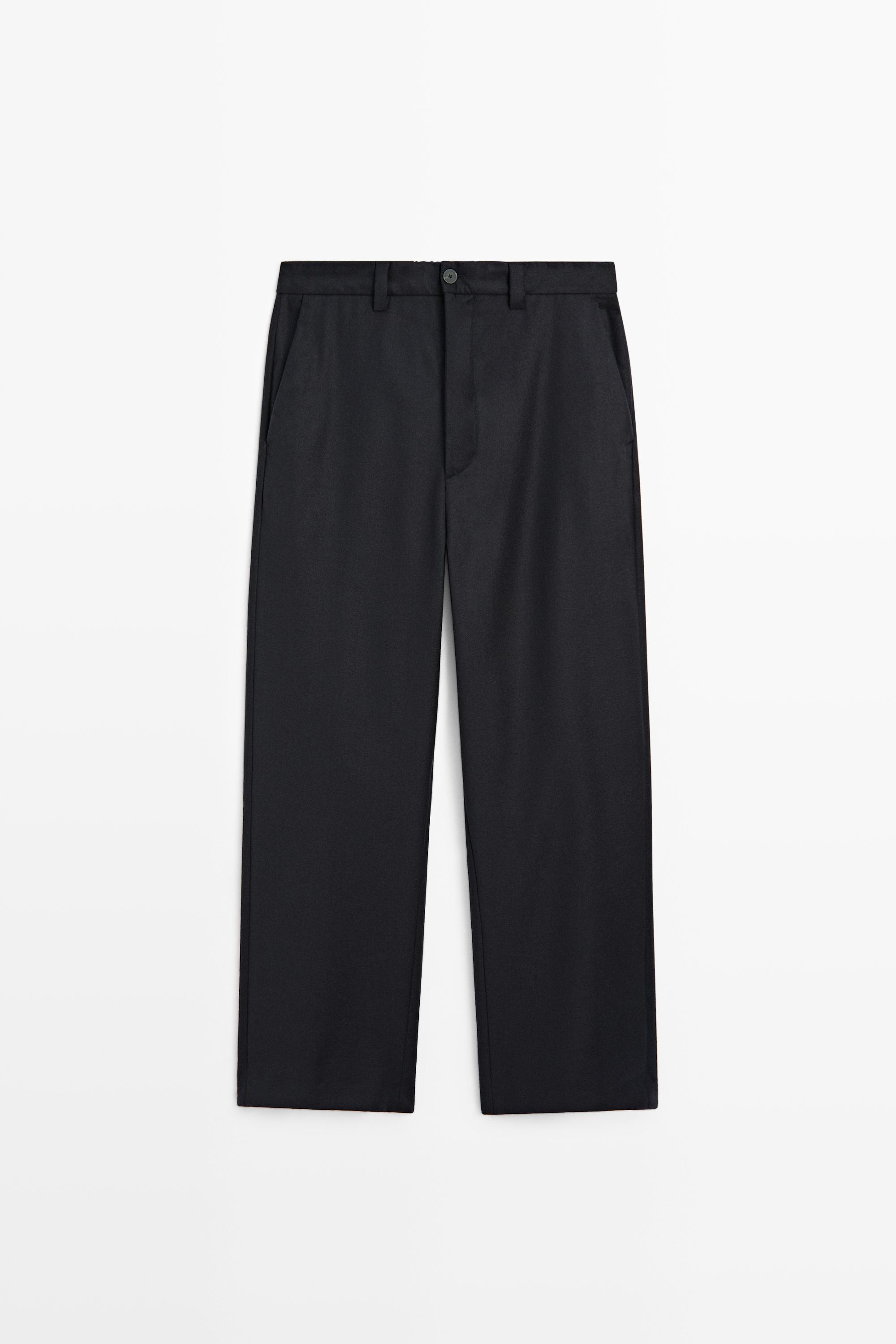 Bukser i 100 % uld til et matchende look