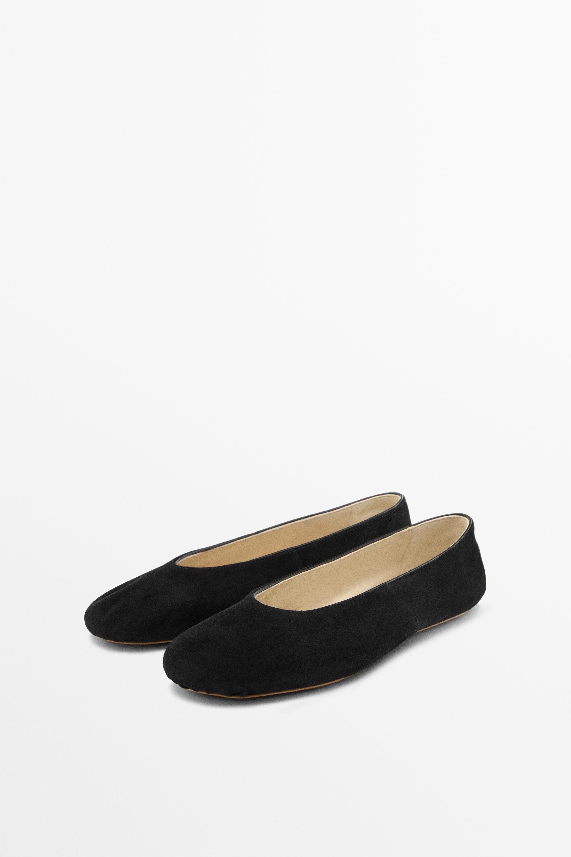 Soft leather ballet flats - Limited Edition — BLACK
