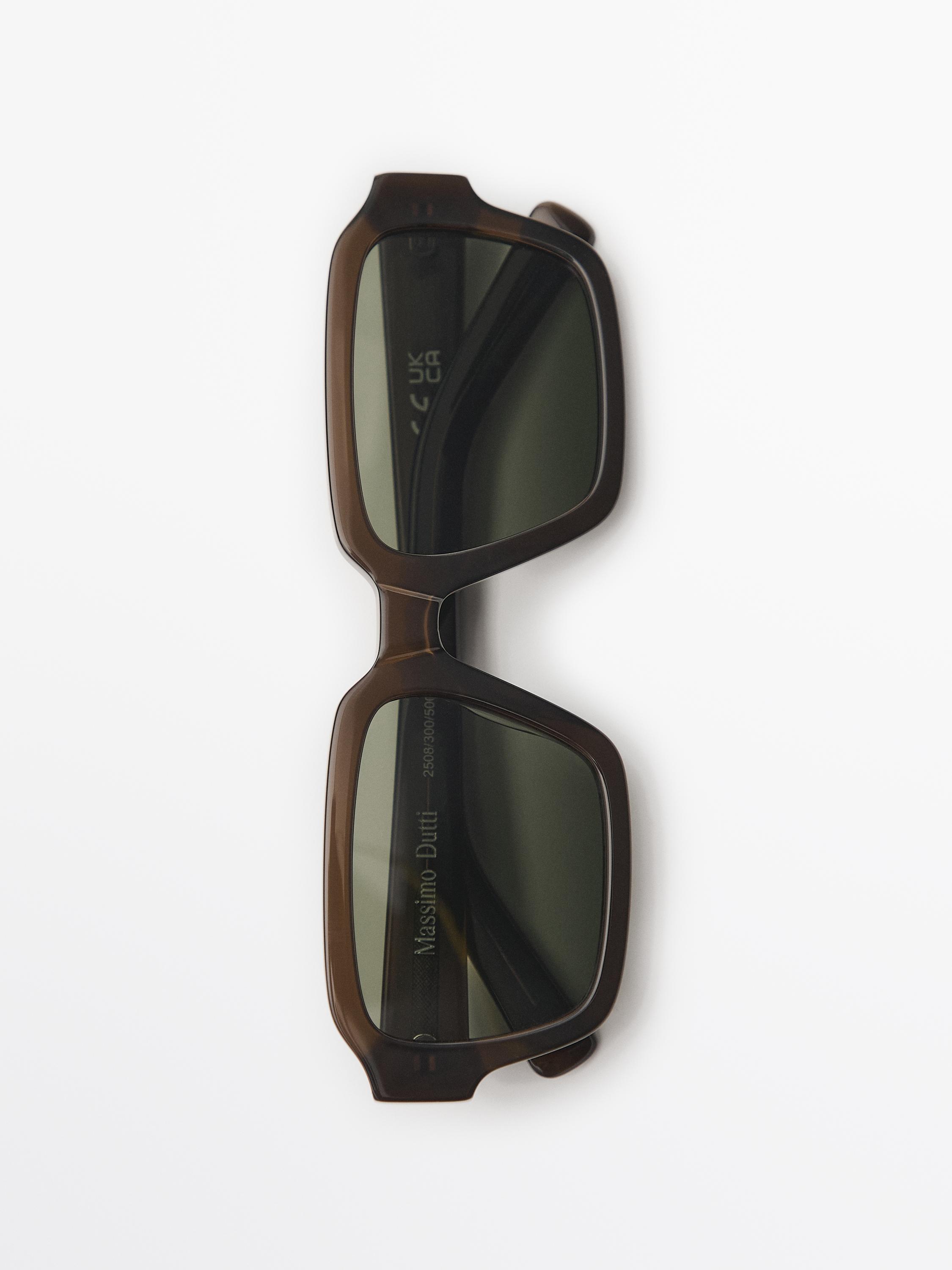 Rectangular sunglasses — GREEN