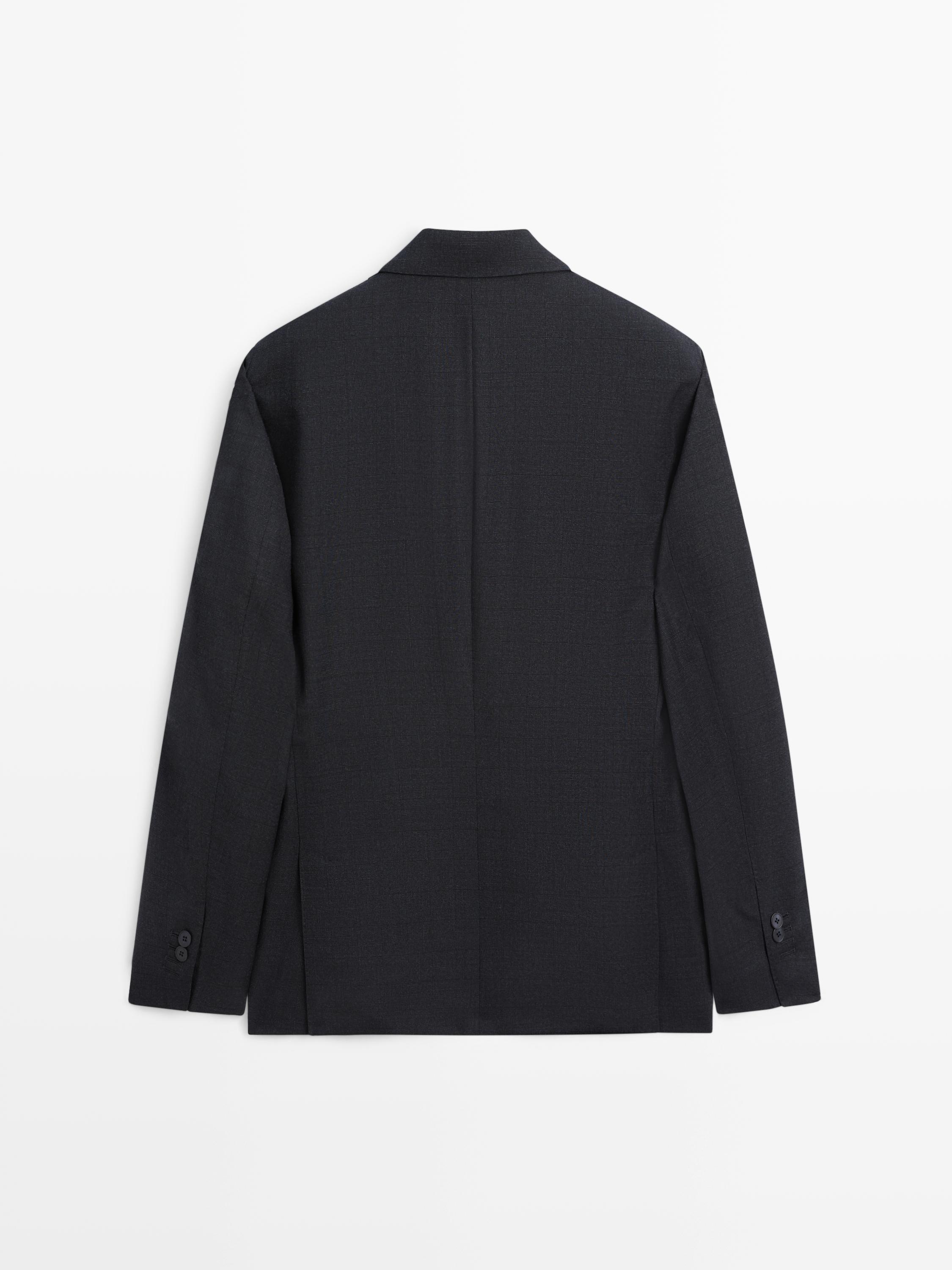 100% wool suit blazer