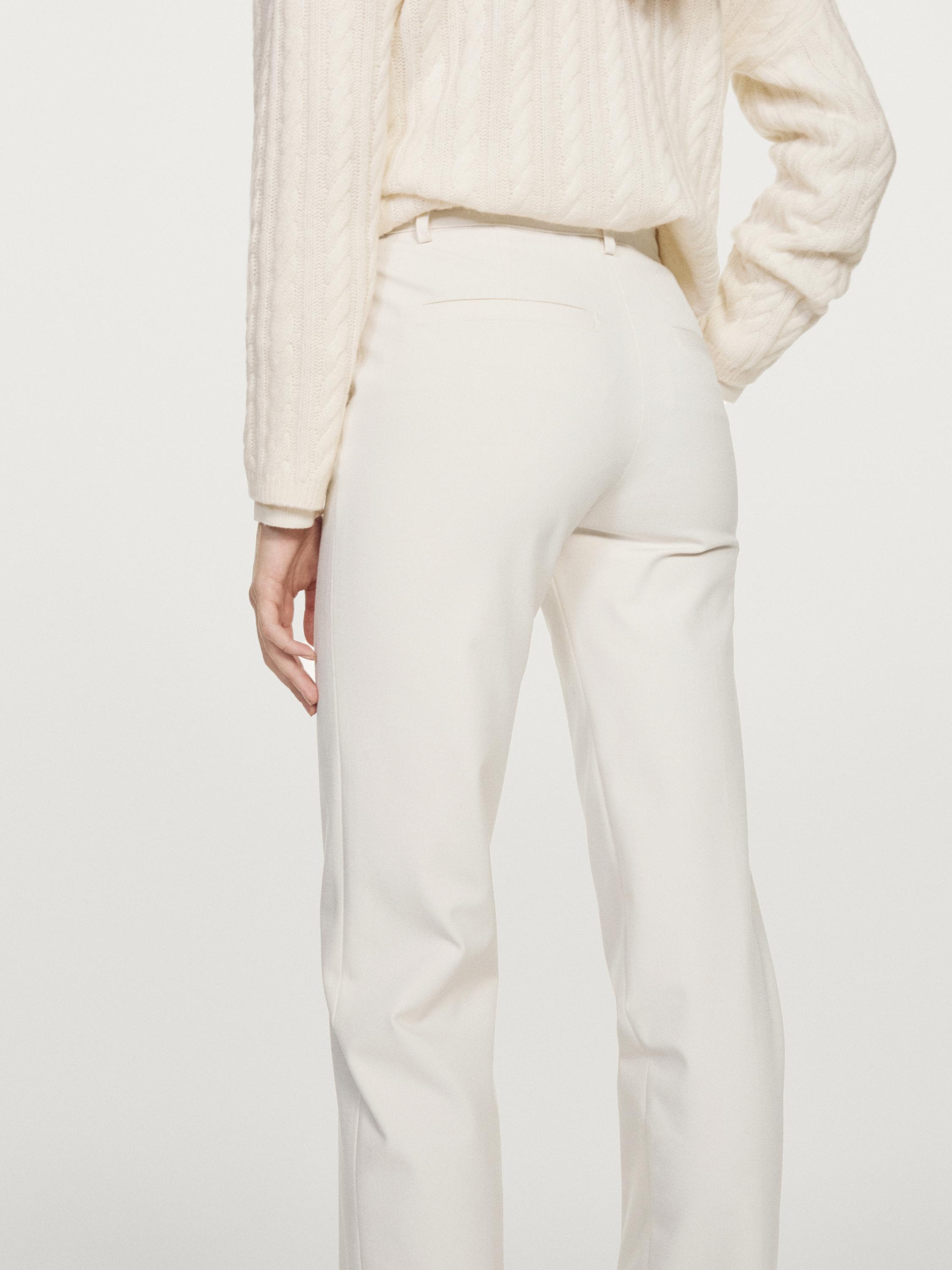 Straight-leg technical trousers — Off white