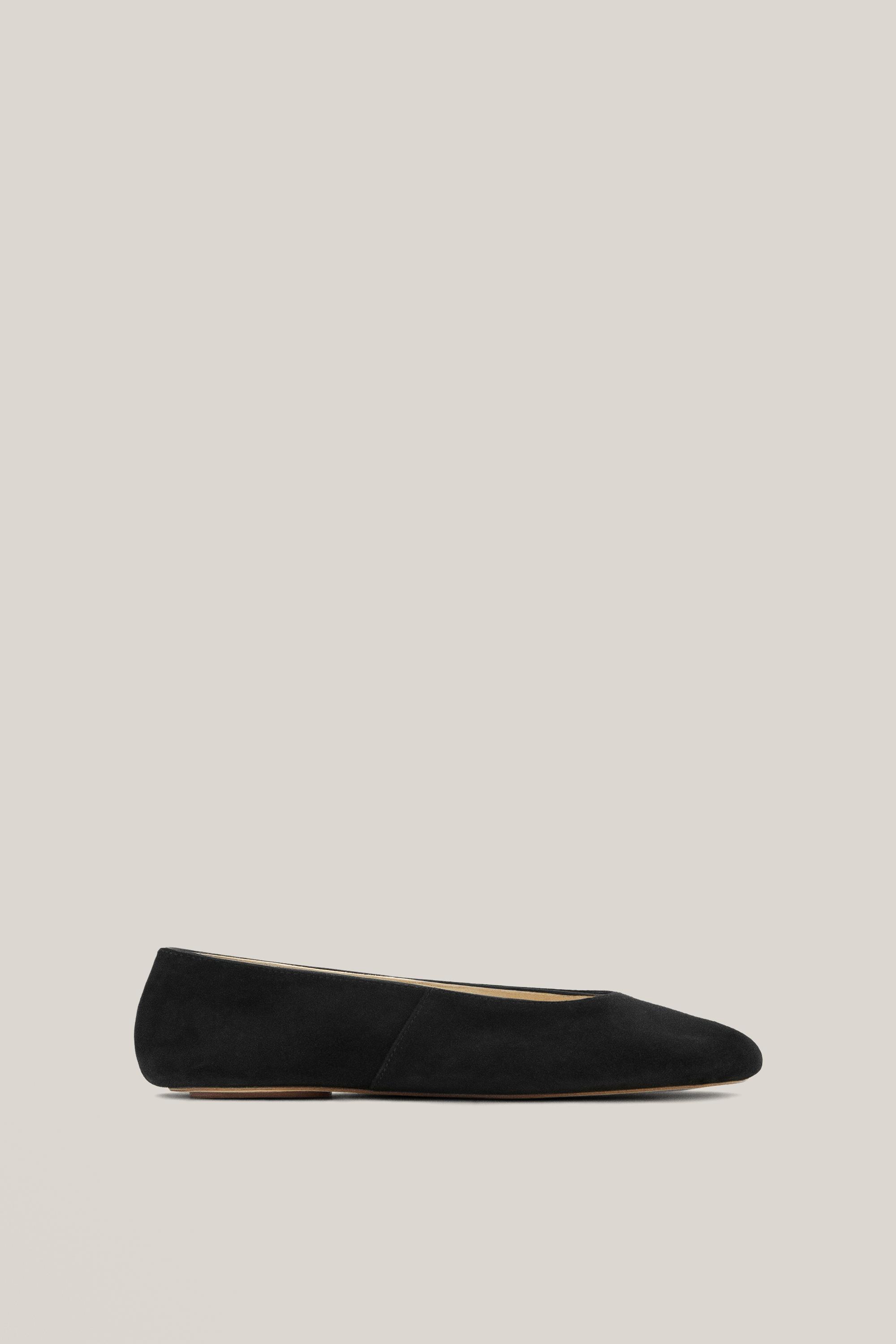 Soft leather ballet flats - Limited Edition — BLACK