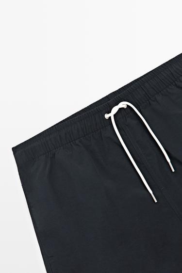 Plain swim trunks — NAVY BLUE 6