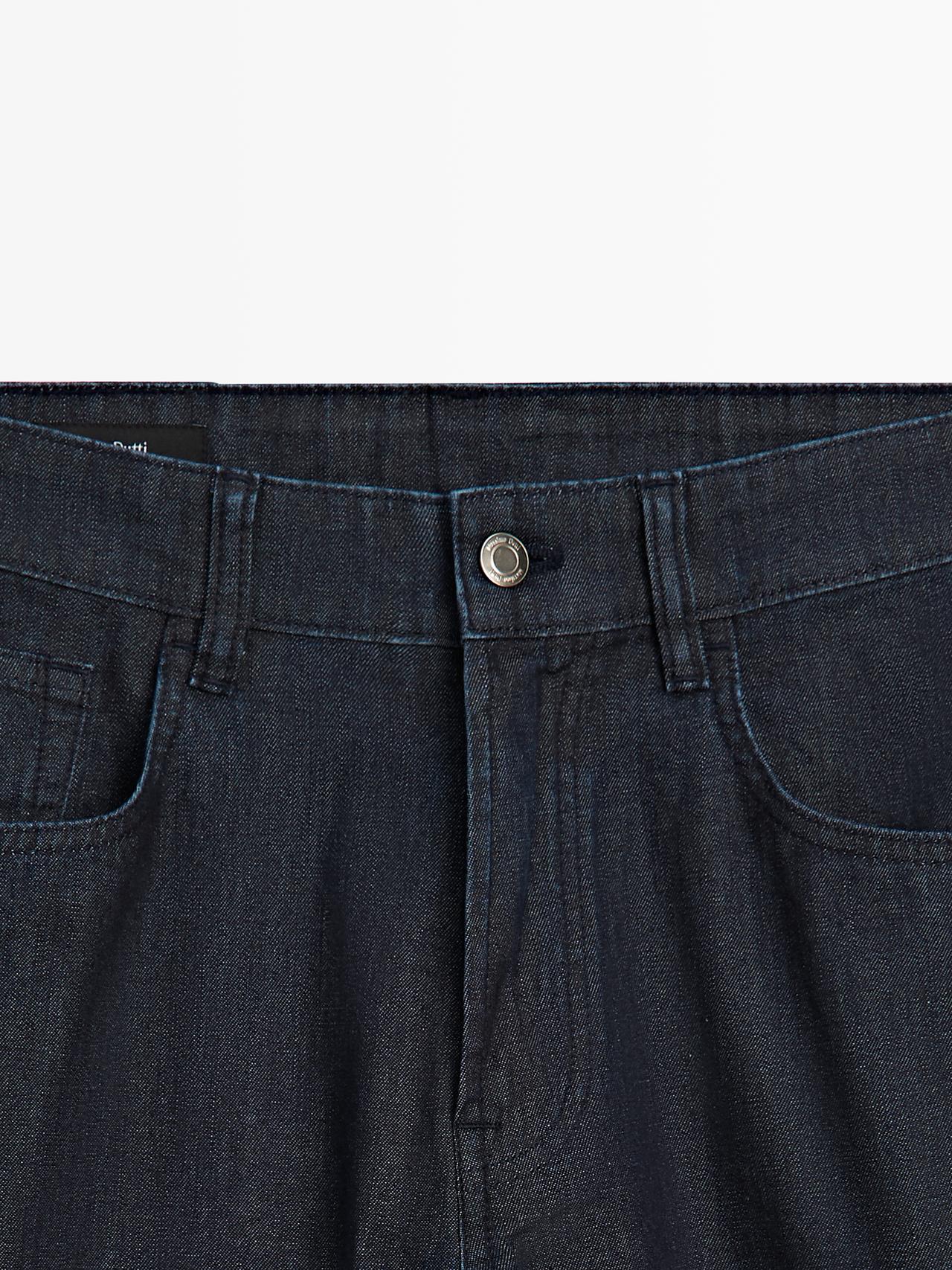 Lightweight tapered fit jeans — NAVY BLUE