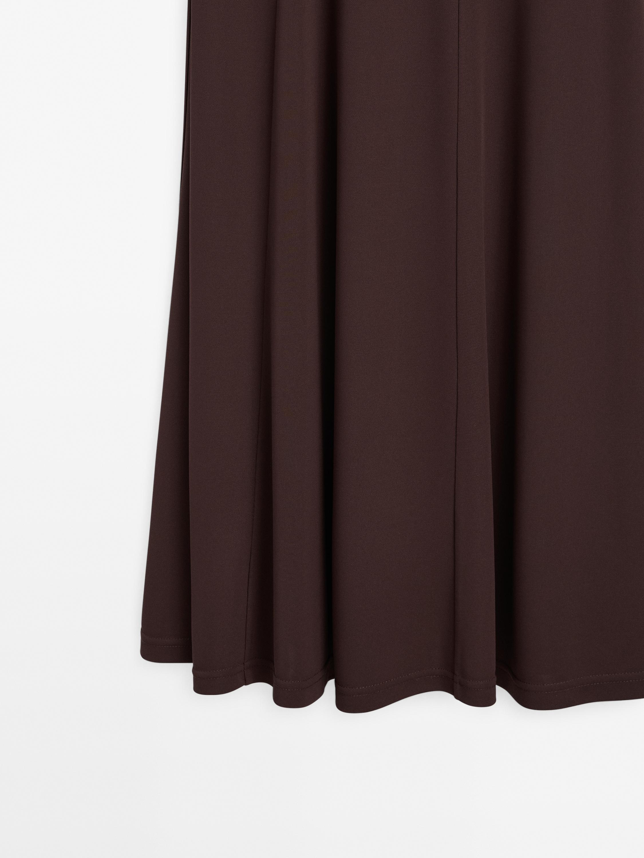 Long strapless dress