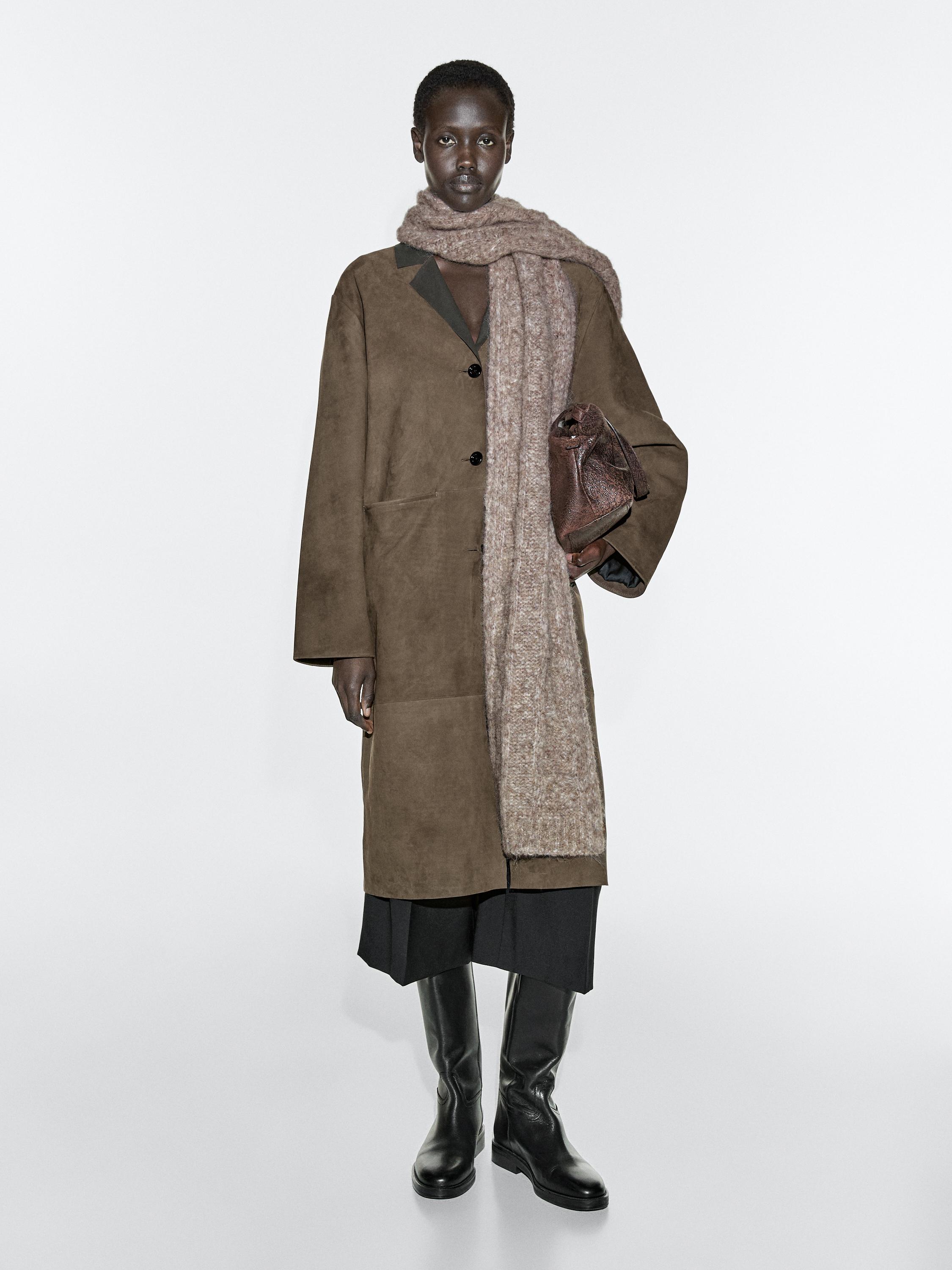 Écharpe tressée alpaga