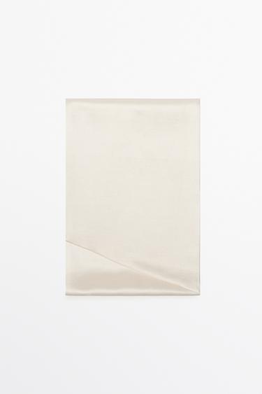 Satin scarf — CREAM 4