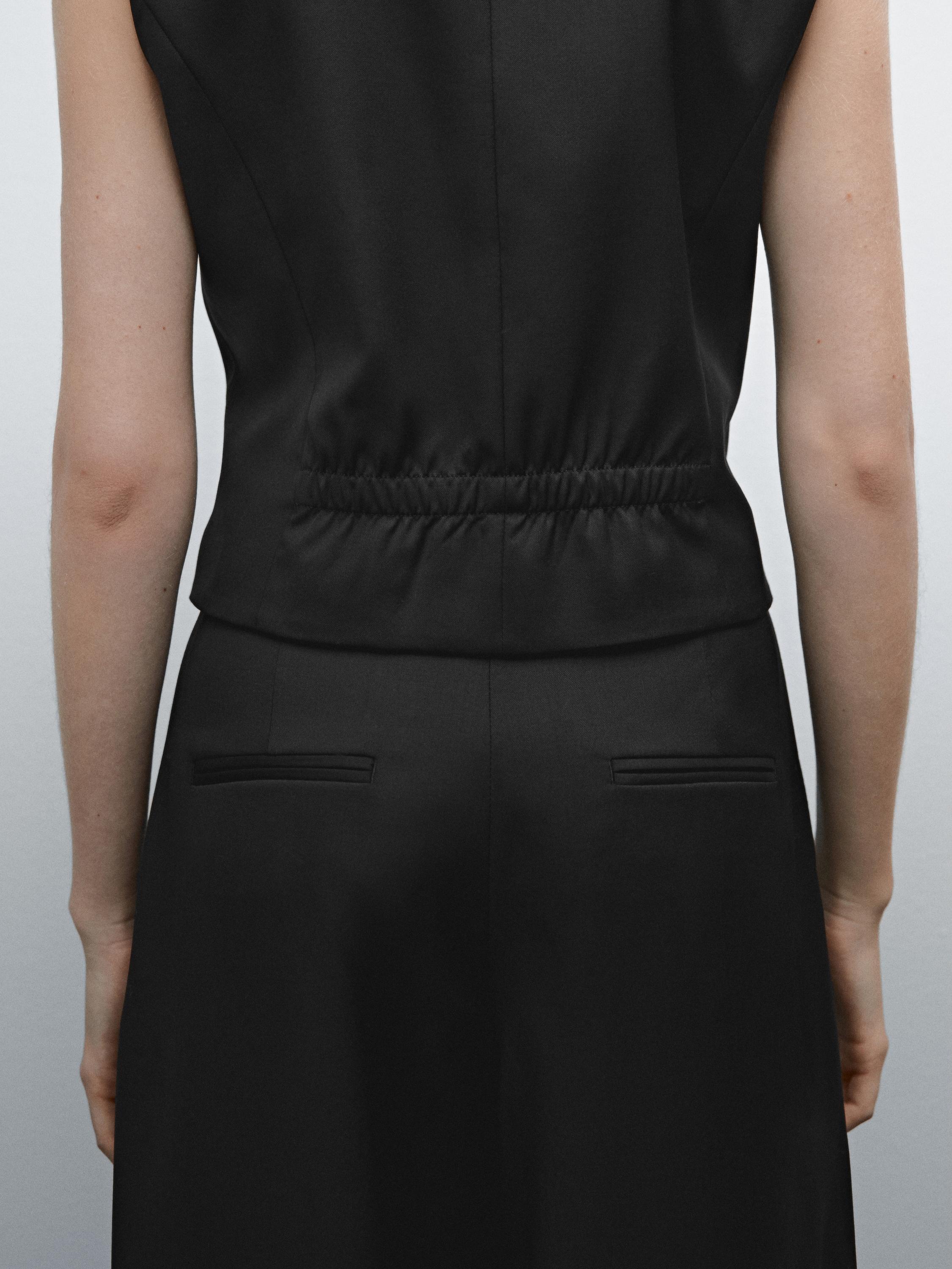 Cool wool suit waistcoat