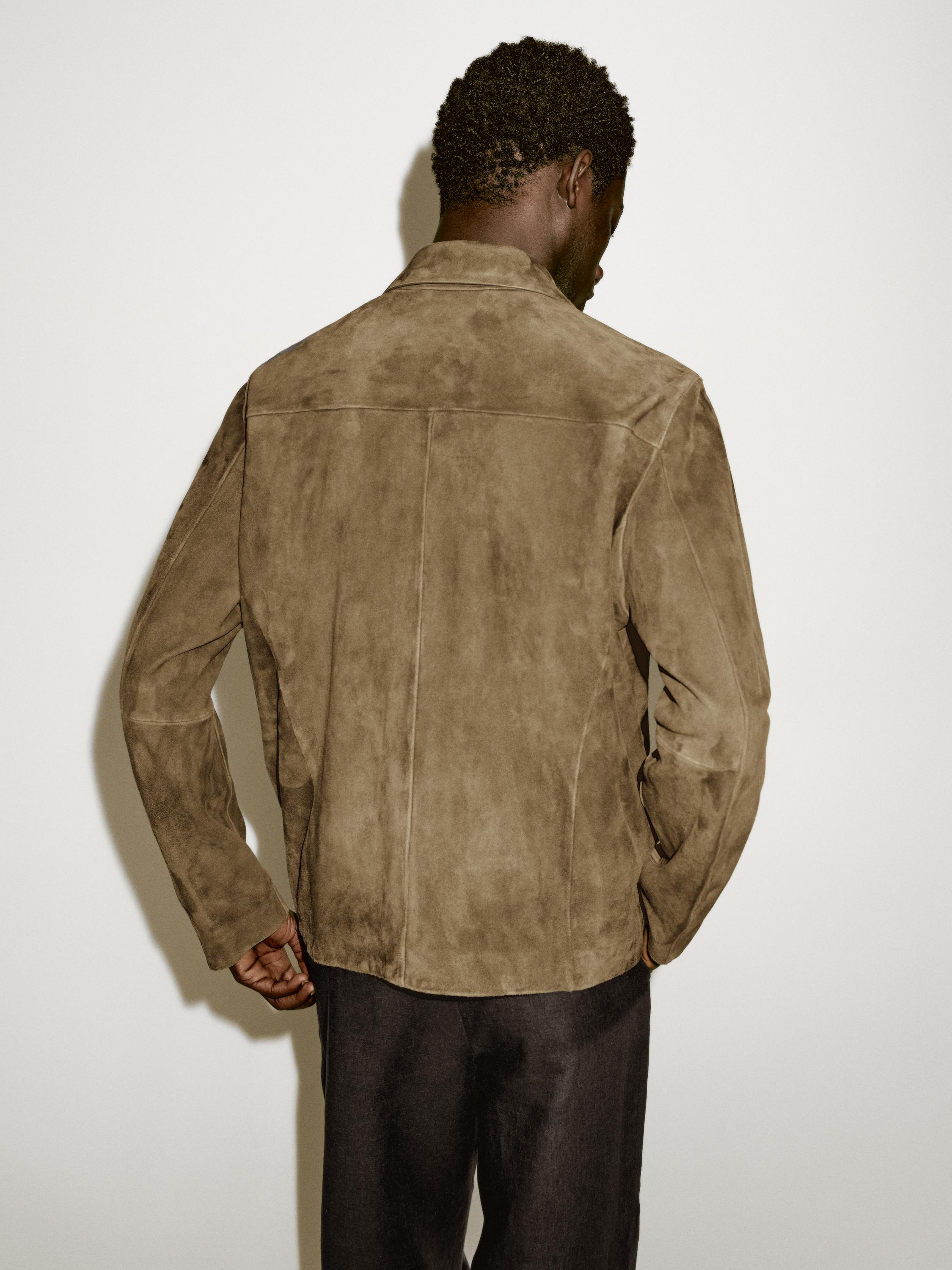 Lightweight short suede leather jacket - Limited Edition