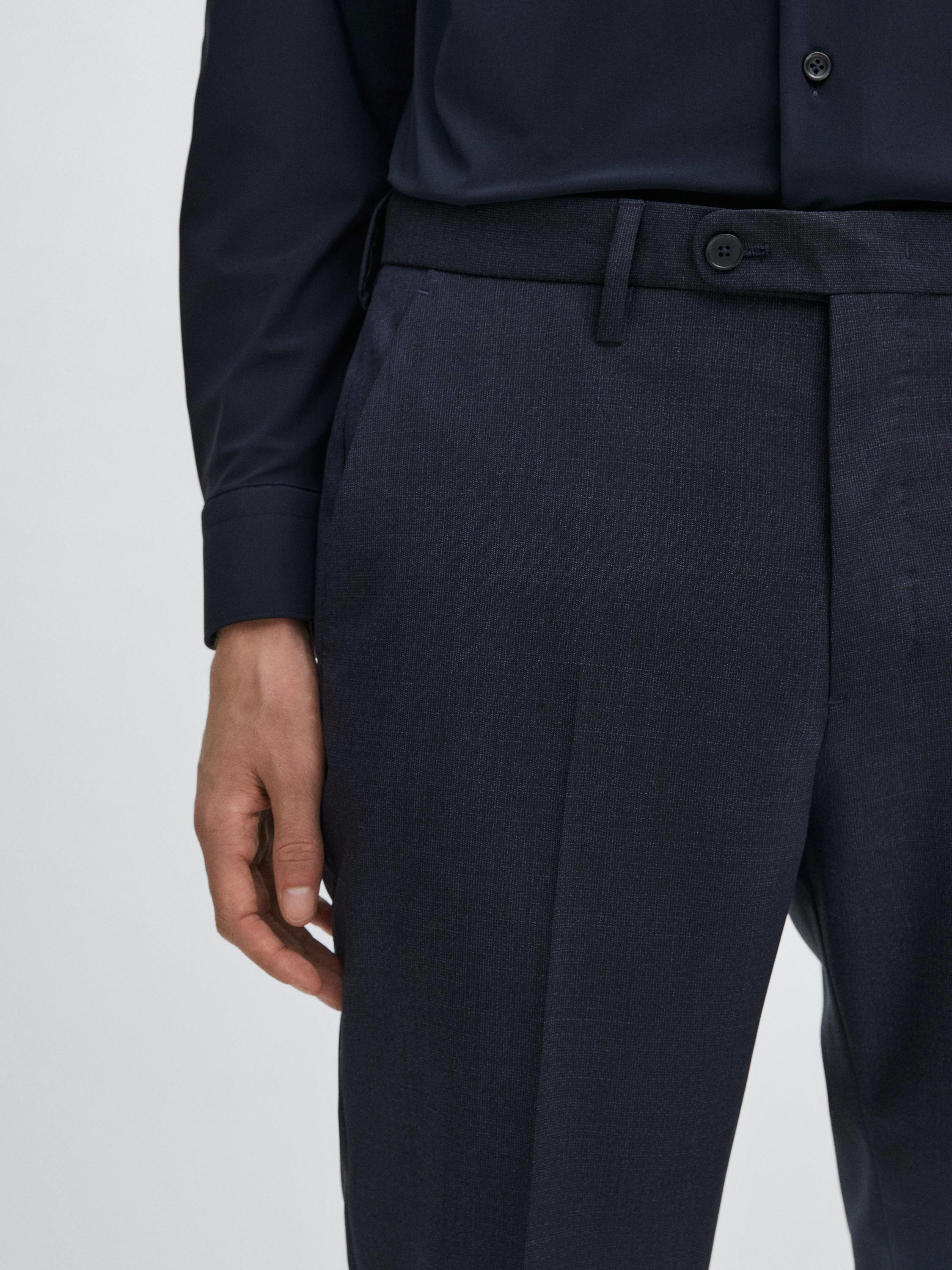 100% wool suit trousers