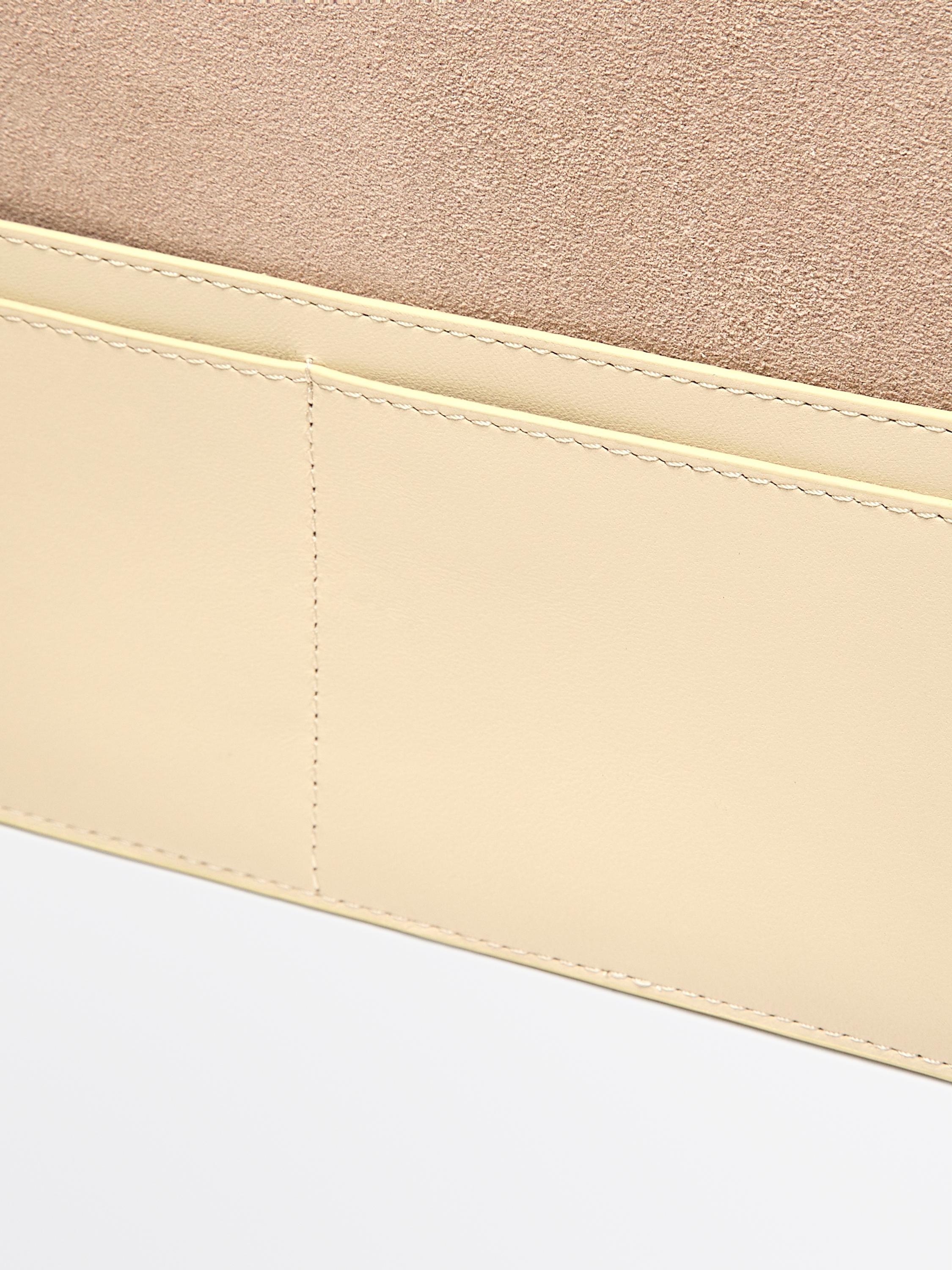 Nappa leather notebook cover — Vanilla