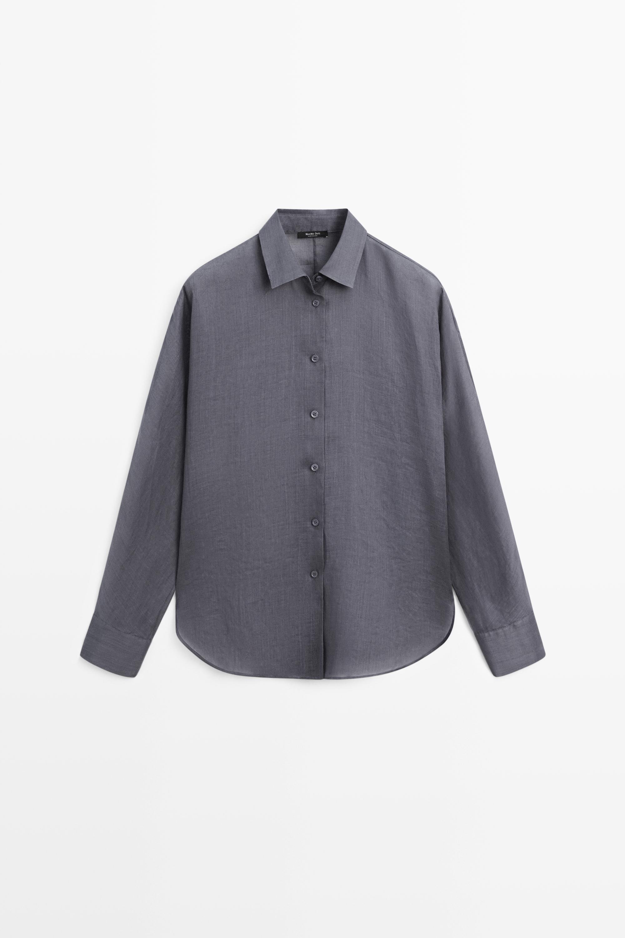 Chemise fluide 100 % ramie