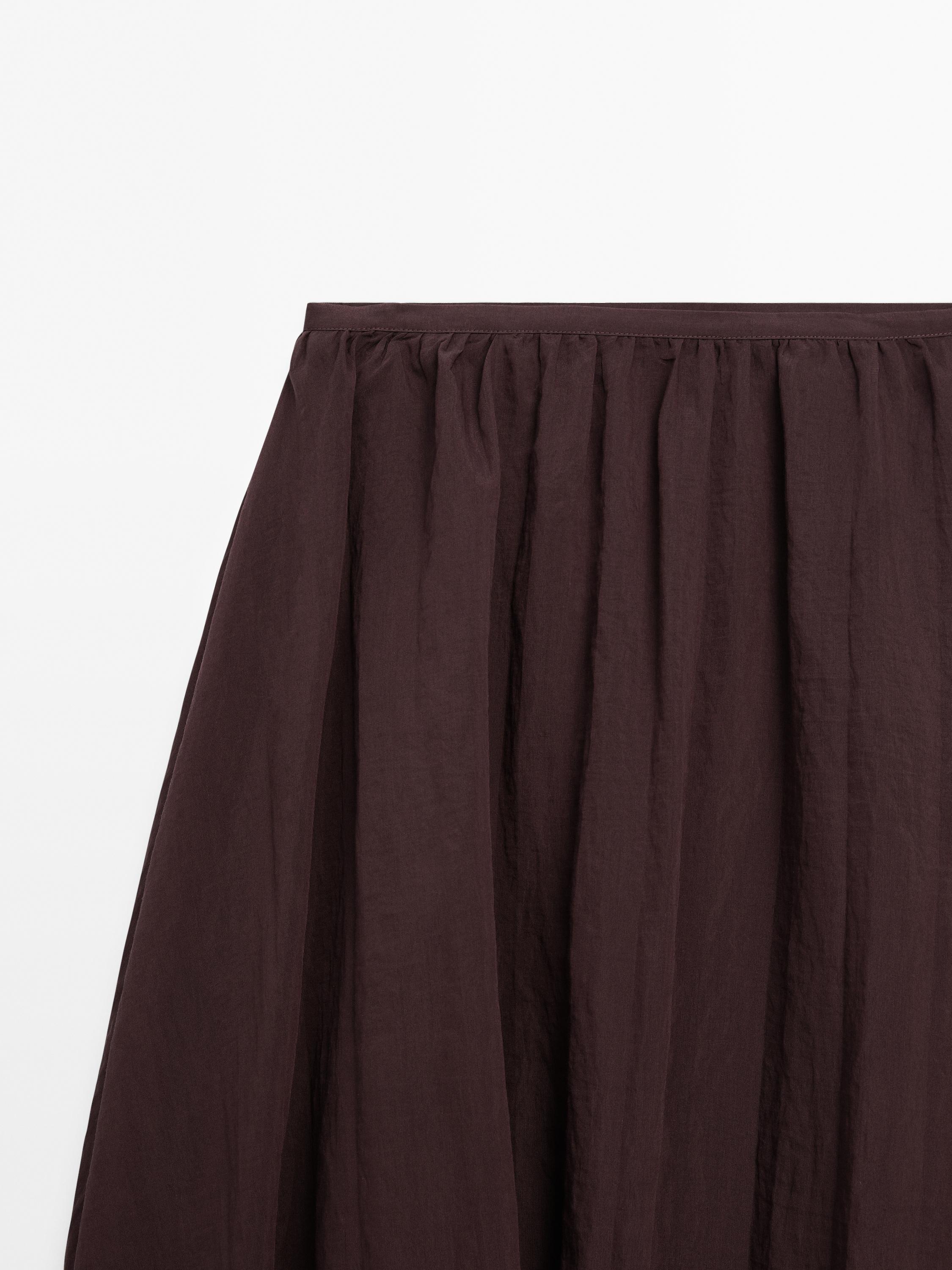 ★ Massimo Dutti★ Pleated Balloon Midi Skirt 05231530122 05231530122-o8.jpg?ts=