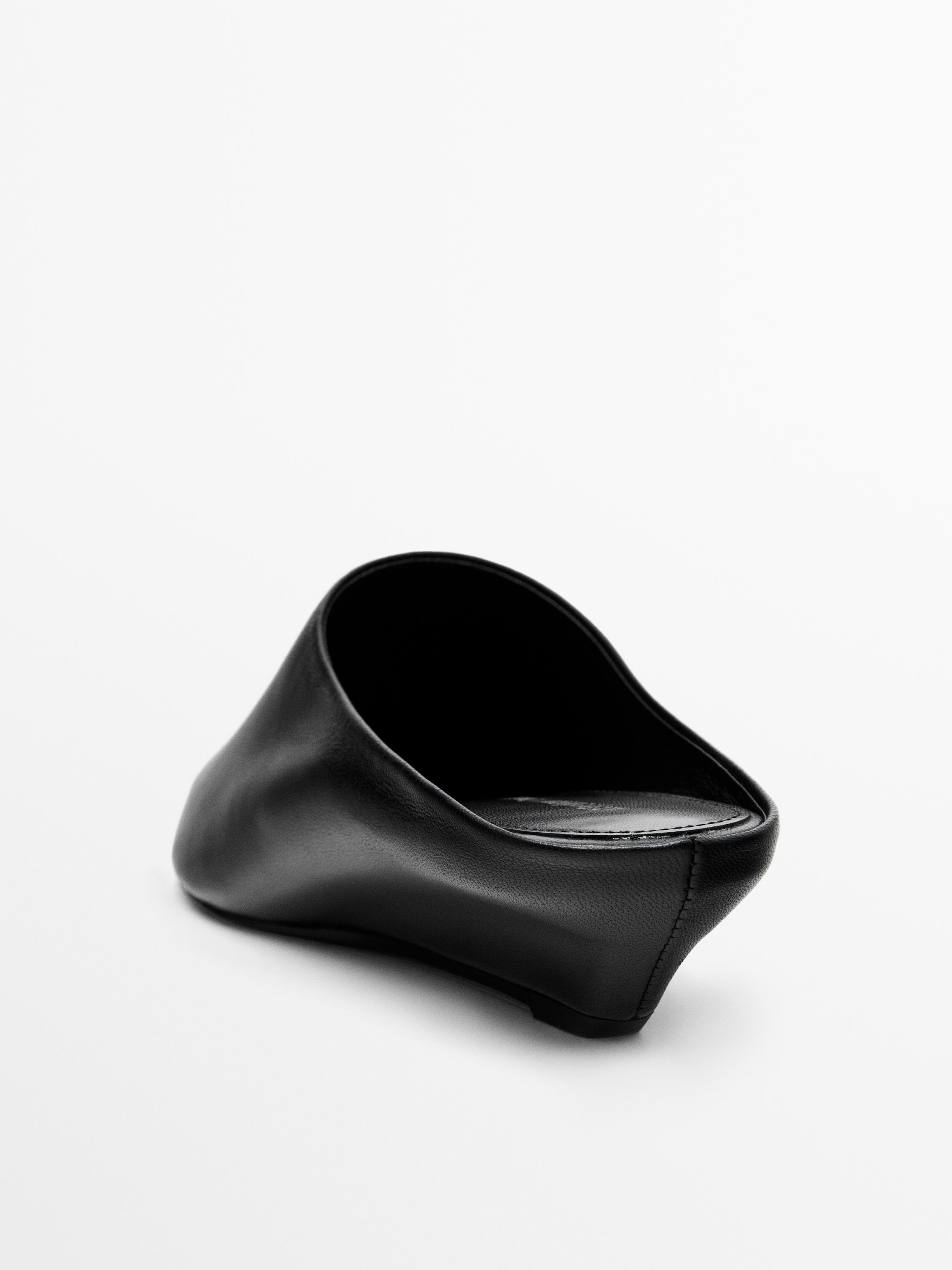 Wedge heeled mules