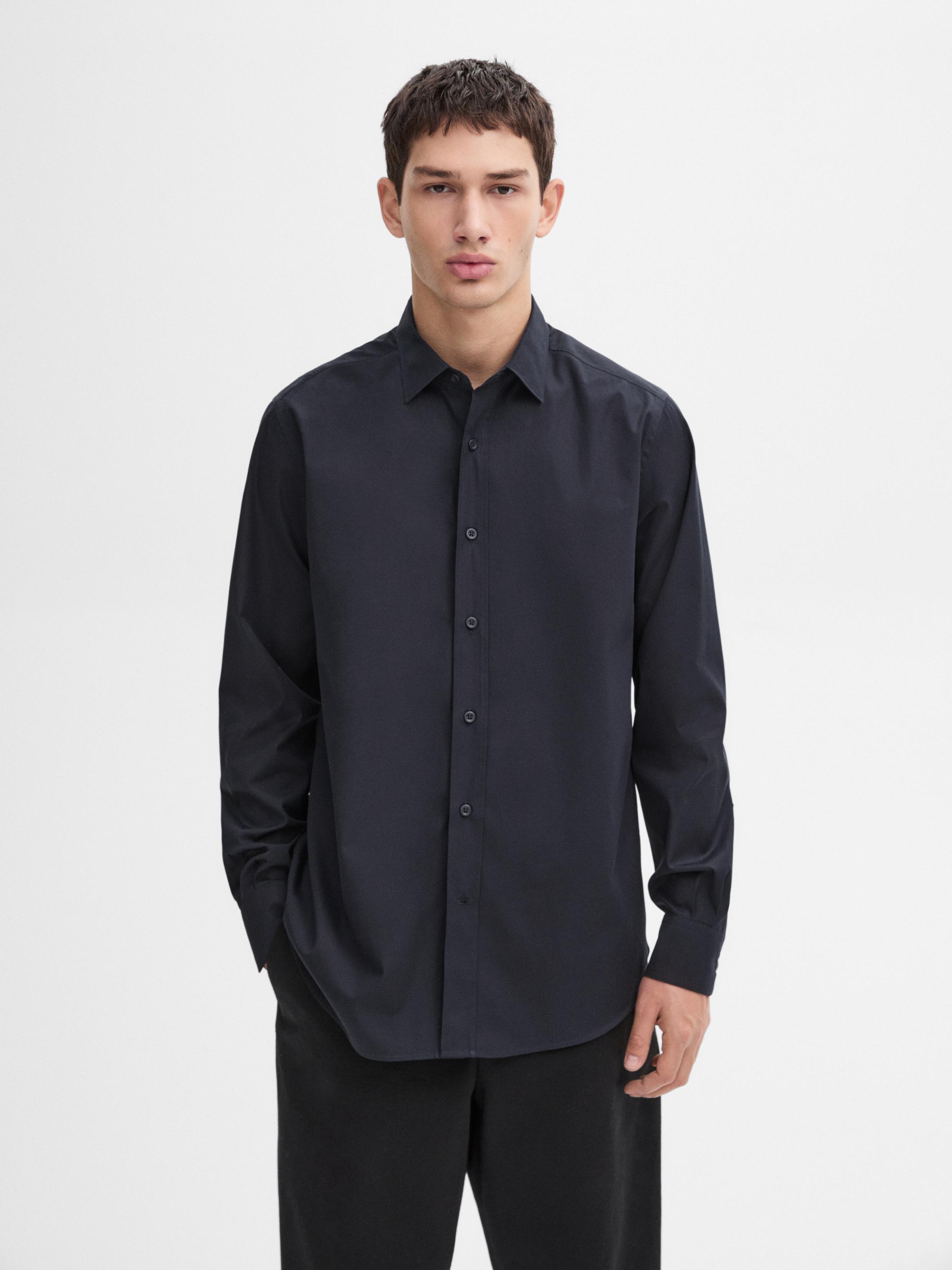 100% cotton poplin shirt