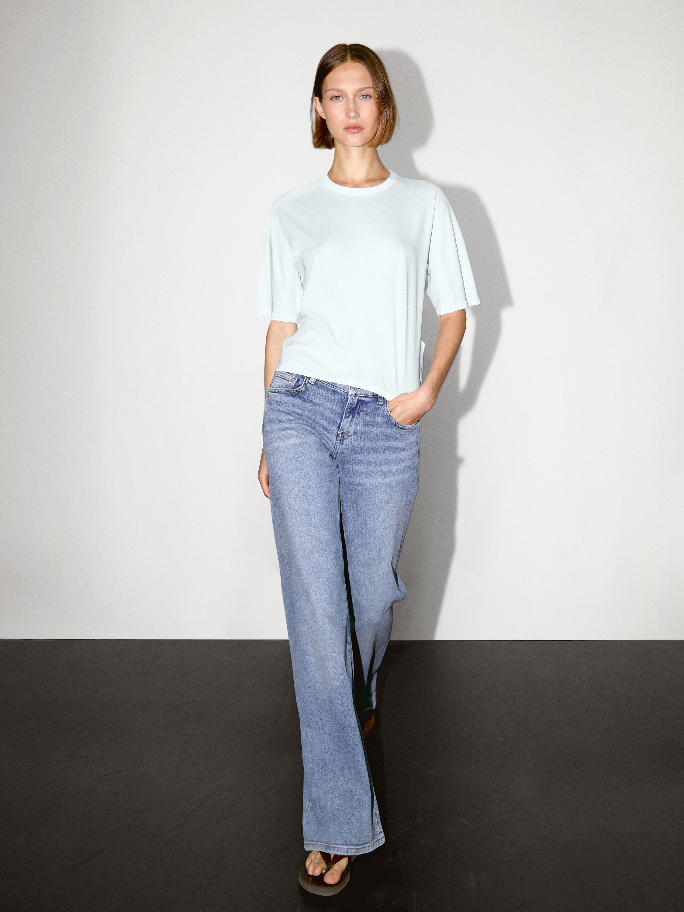 100 % medvilnės marškinėliai trumpomis rankovėmis