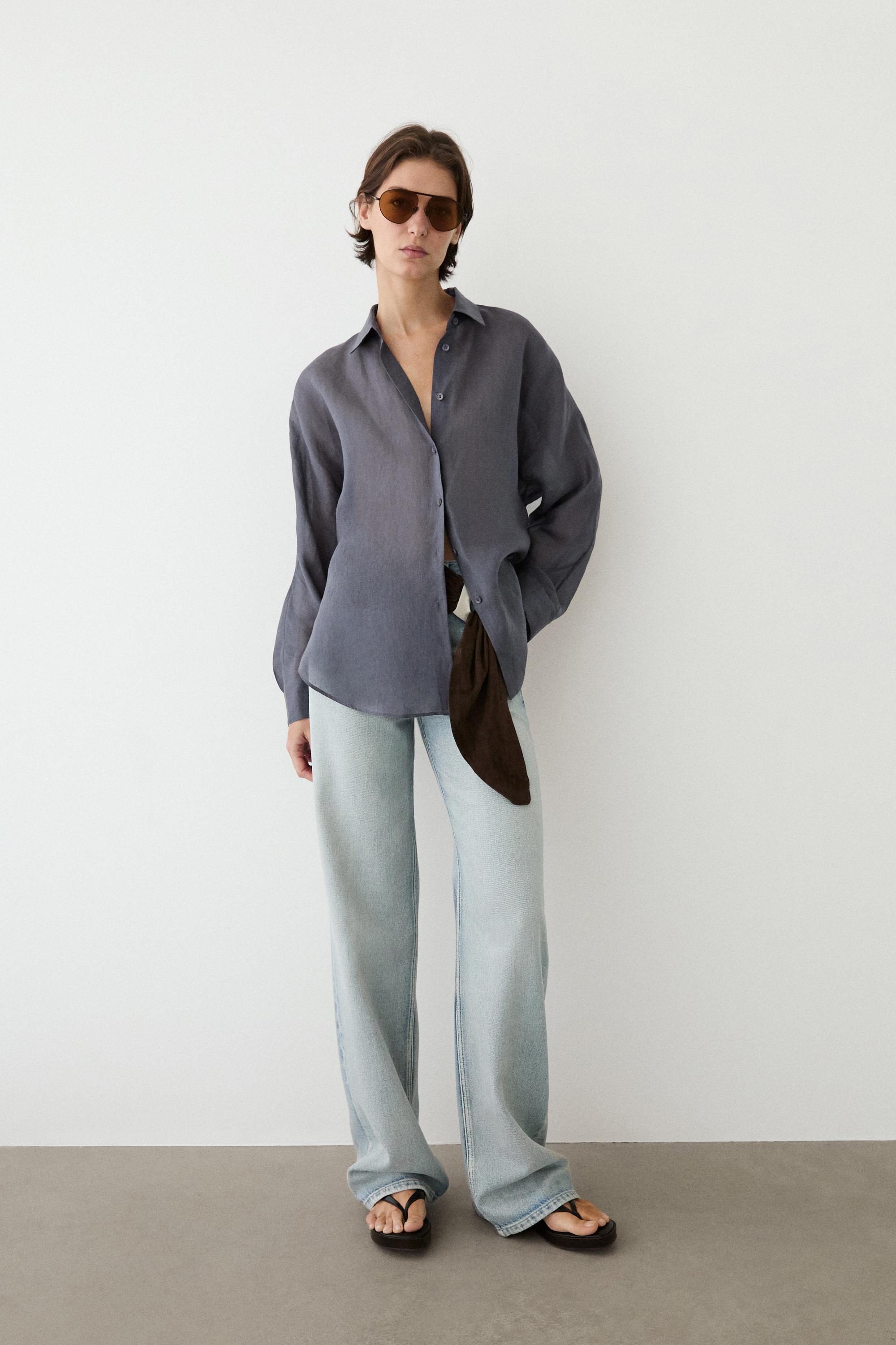 Wide-leg jeans — Light Blue