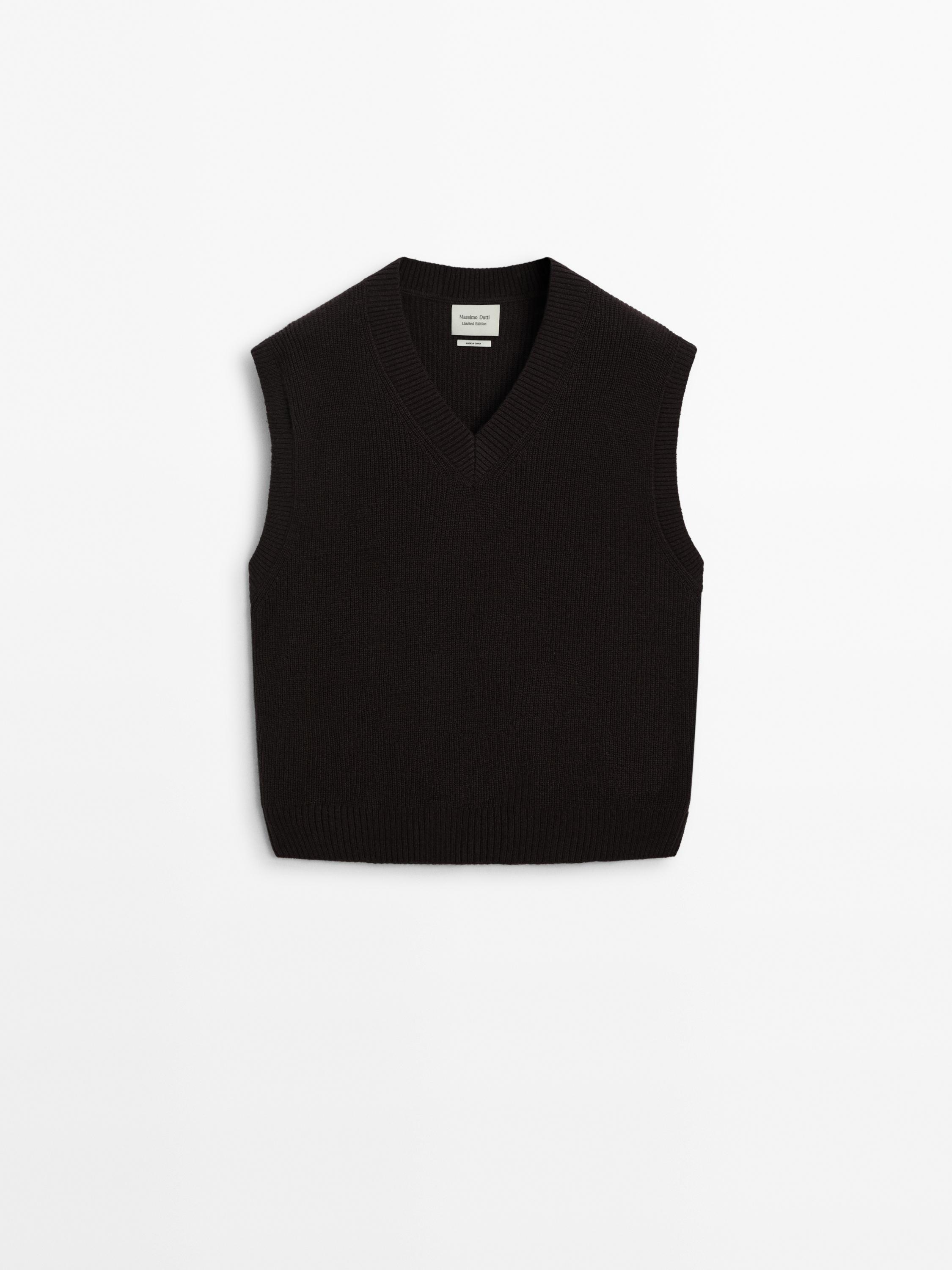 Knit wool blend vest - Limited Edition