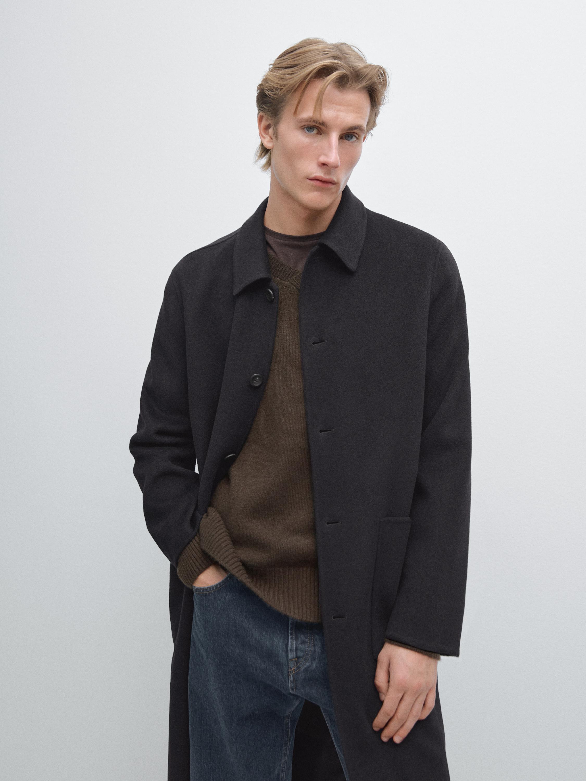 Abrigo largo 100% cashmere