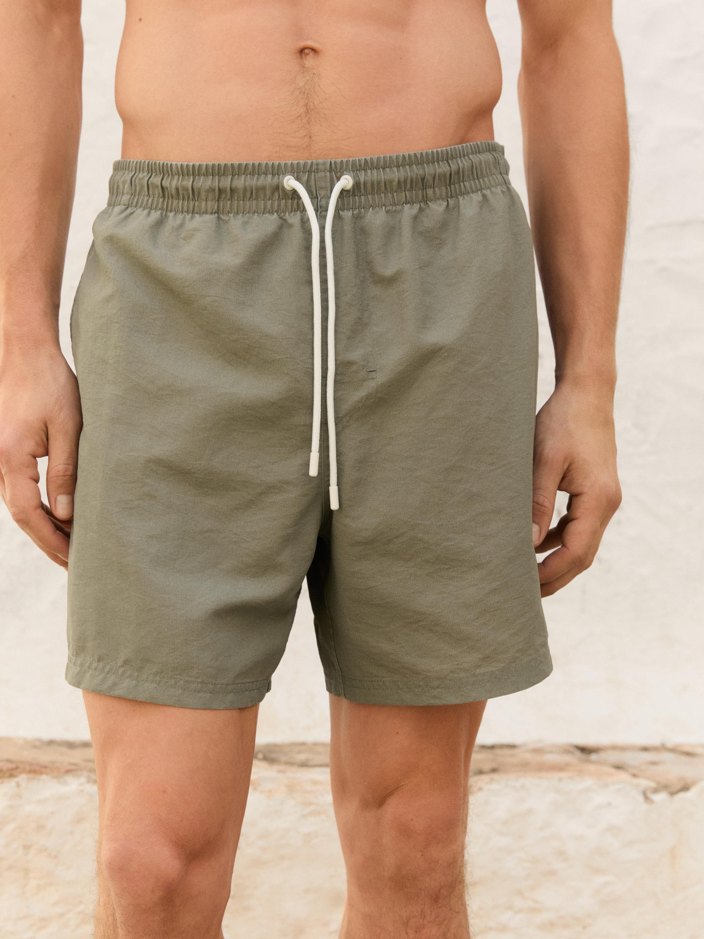 Bañador liso regular fit