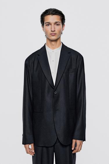 Wool blend suit blazer - LIMITED EDITION — NAVY BLUE 2